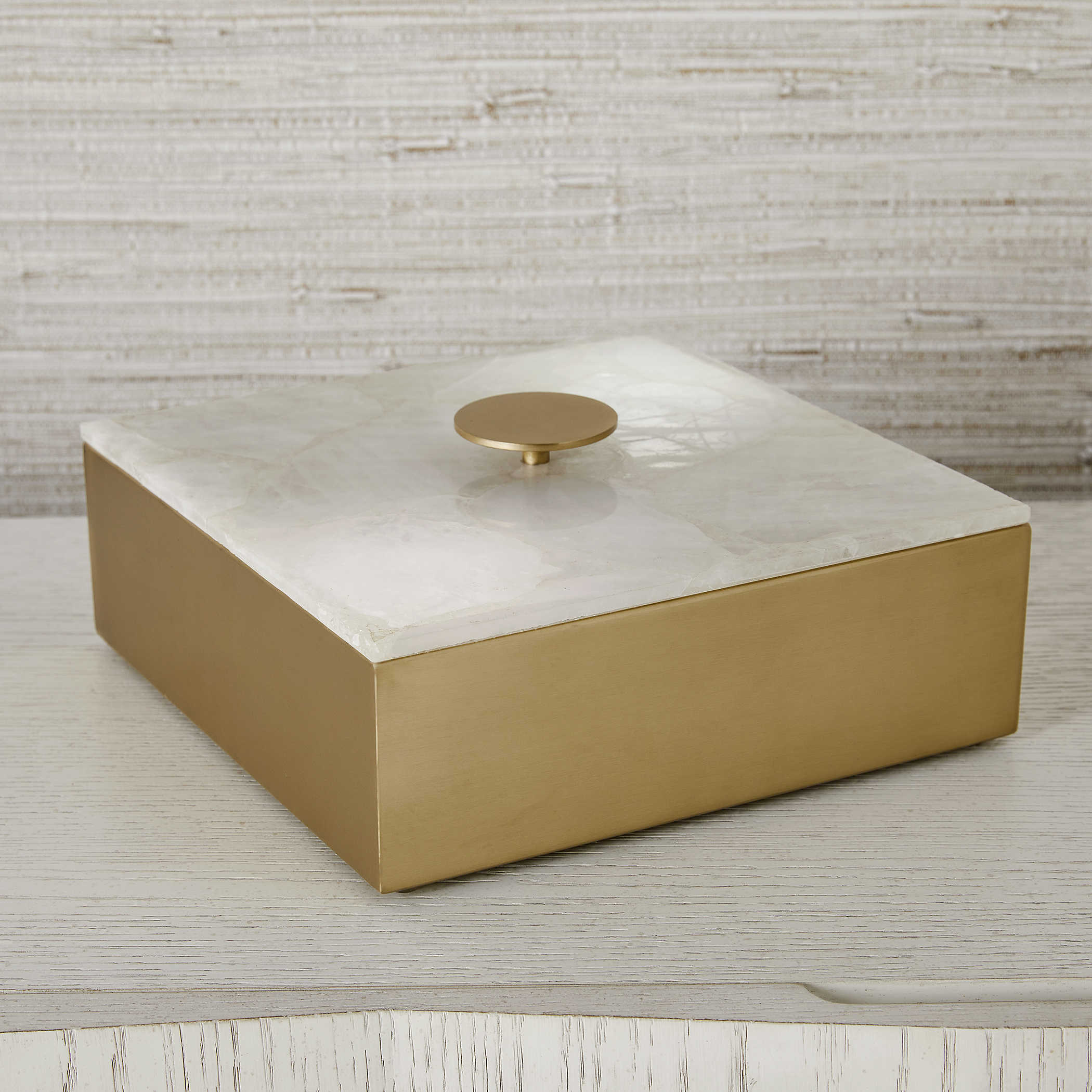 Rectangular Brass Box