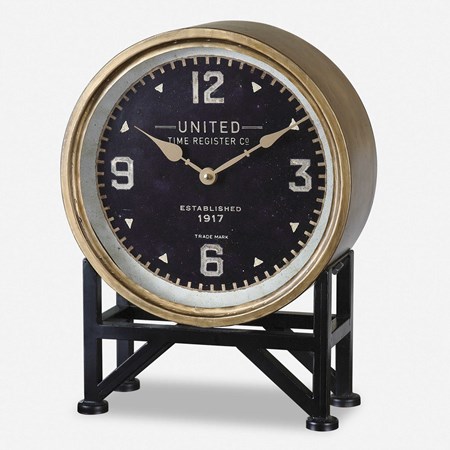 Uttermost Clocks Time Flies Modern Wall Clock 06106 - Woodbridge