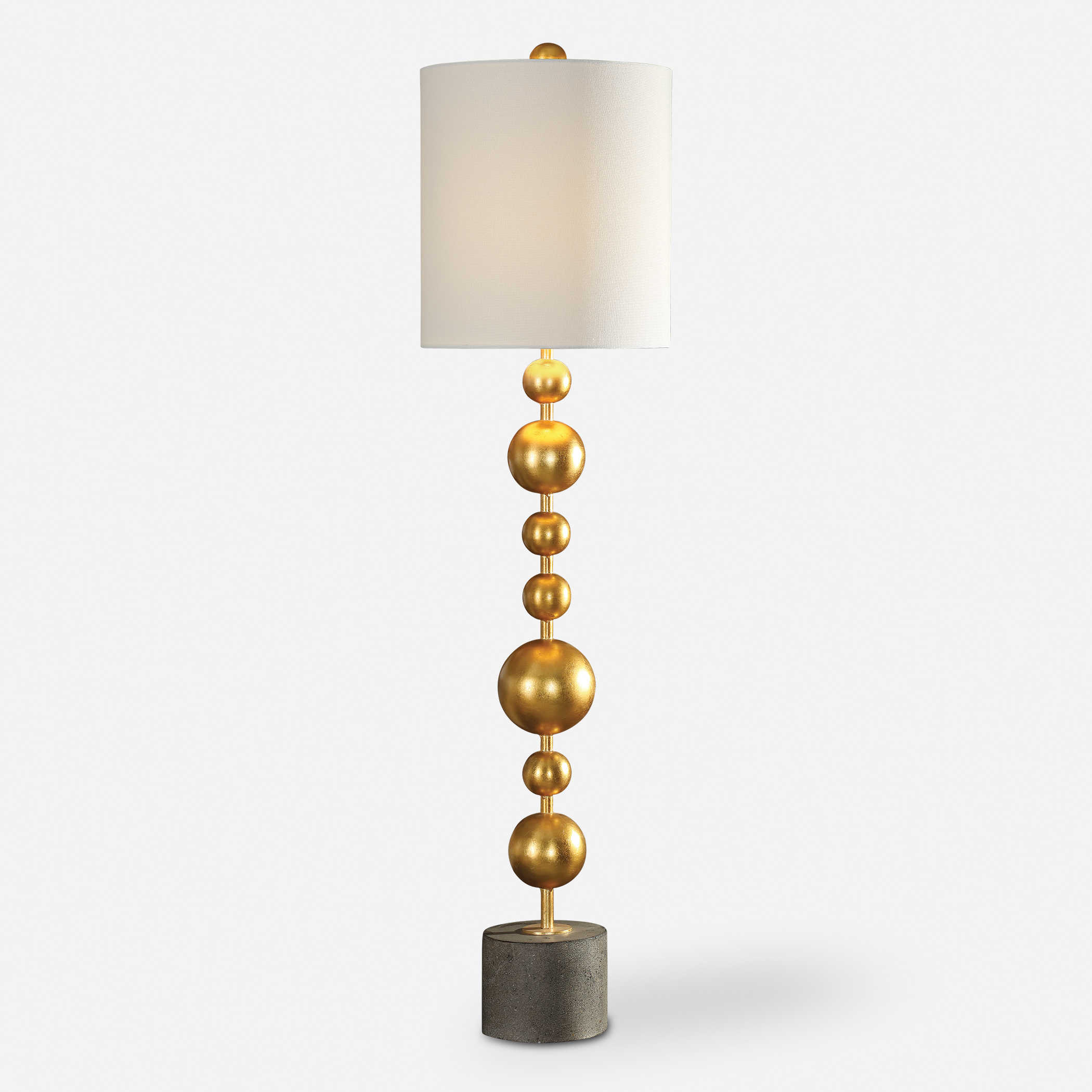 Buy Qasr-e-Fanoos Solid Brass & Marble Lamp SBCL-001 