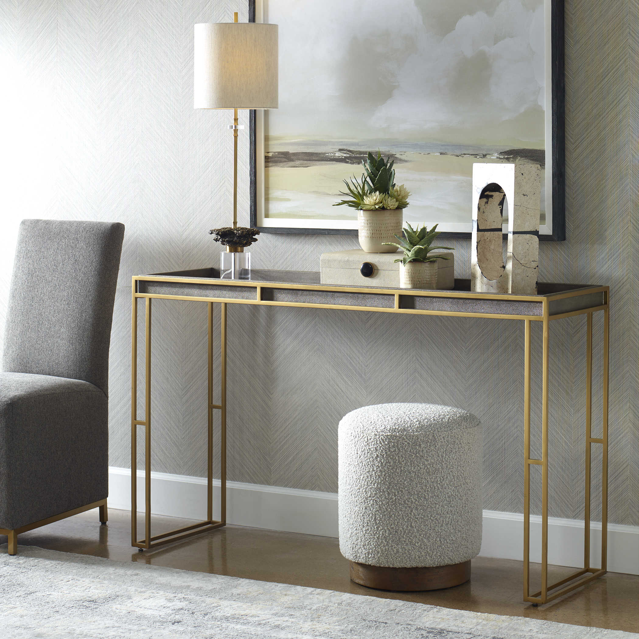 Uttermost wood deals console table