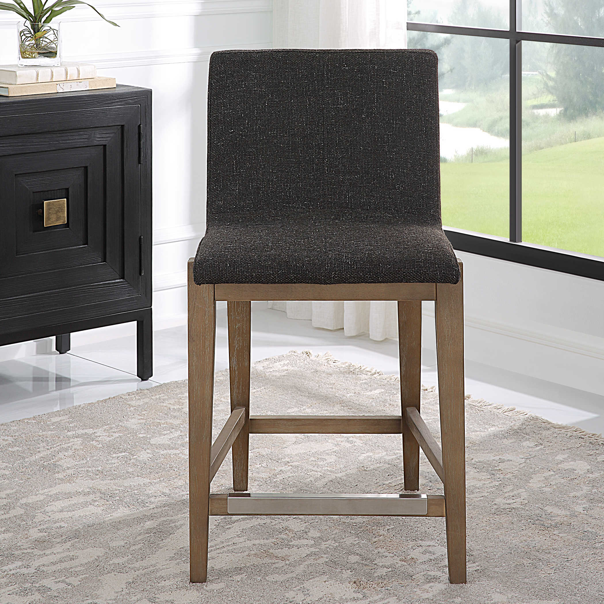 Uttermost klemens shop counter stool