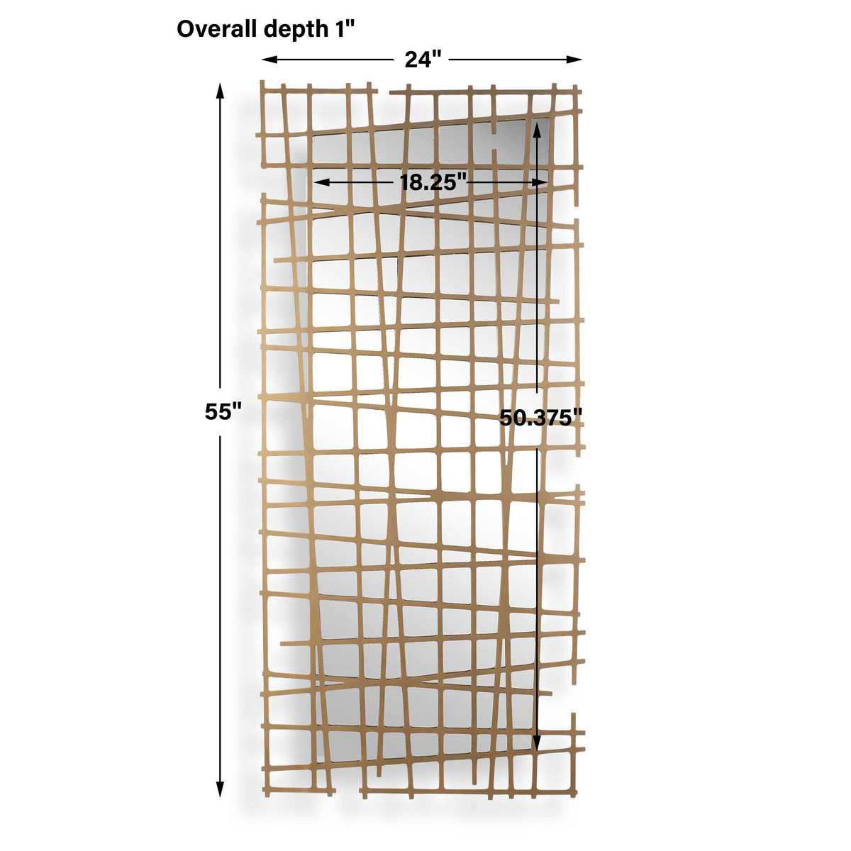 Golden Intersection Metal Wall Decor - Uttermost