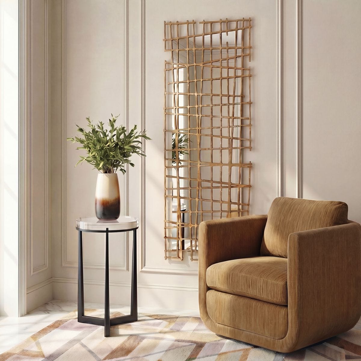 Golden Intersection Metal Wall Decor - Uttermost