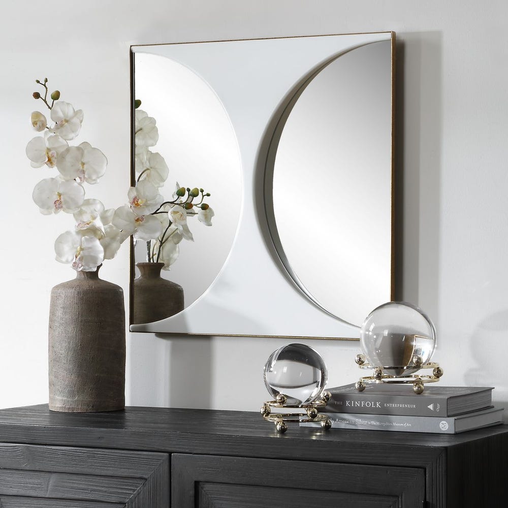 New Moon Mirrored Wall Decor view 10