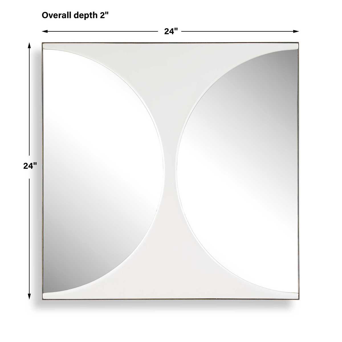 New Moon Mirrored Wall Decor view 7