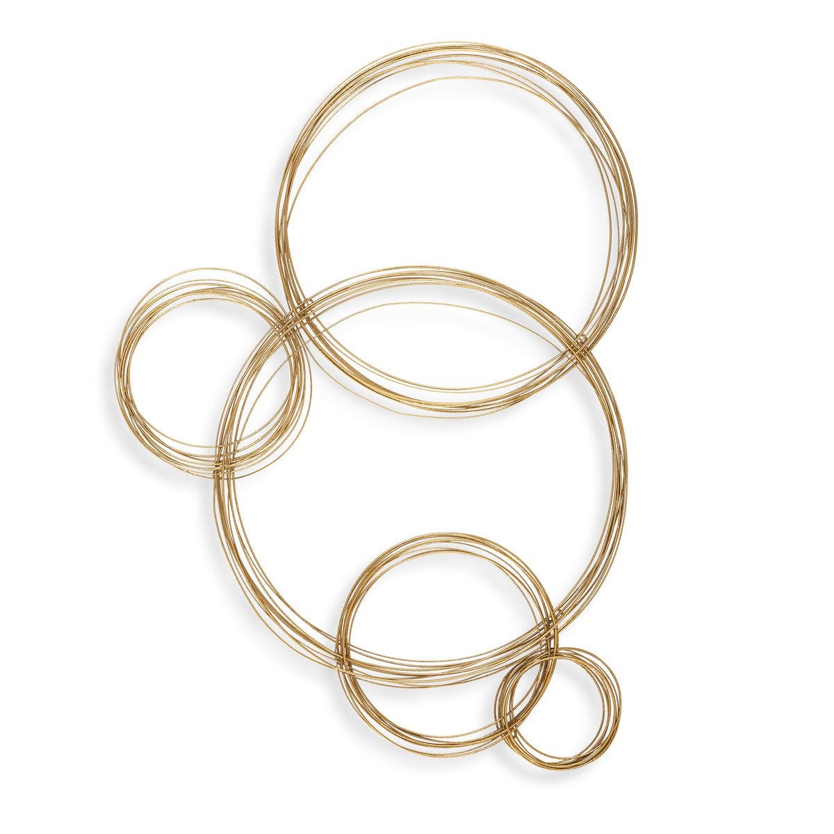 Golden Bubbles Metal Wall Decor view 2