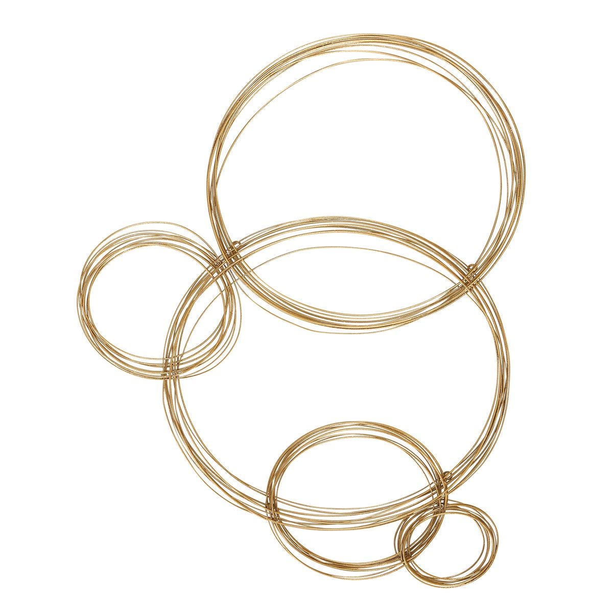 Golden Bubbles Metal Wall Decor view 4