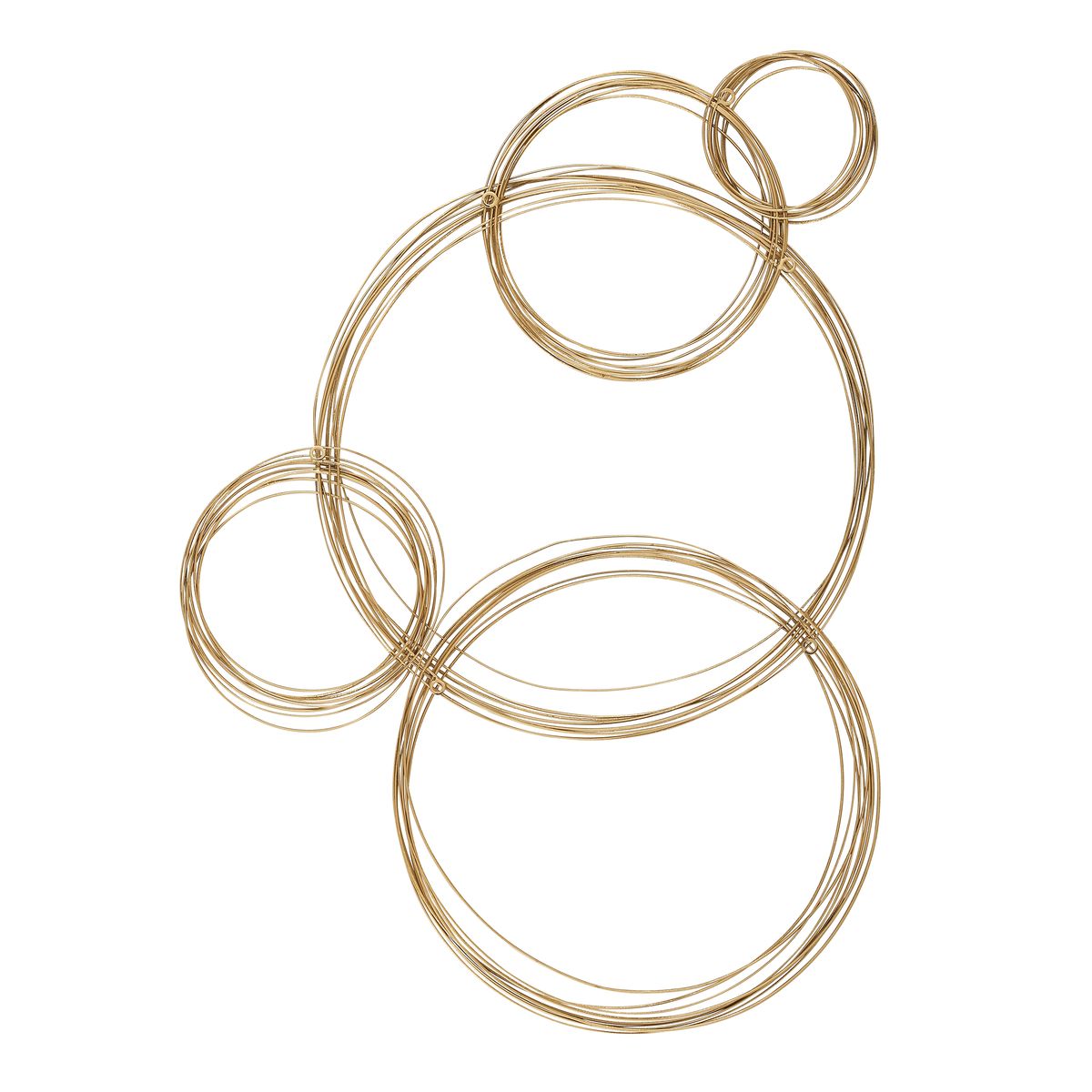 Golden Bubbles Metal Wall Decor view 6