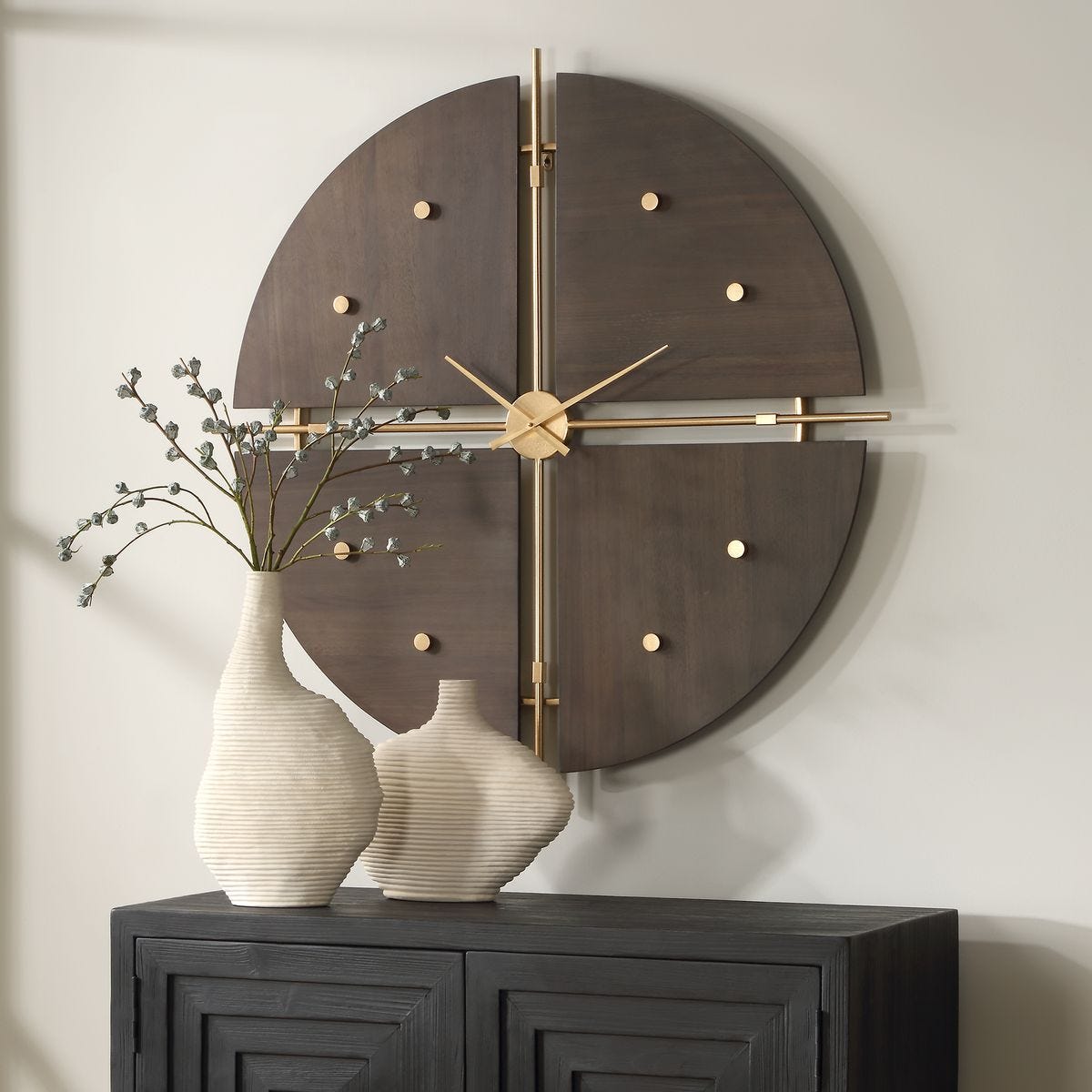 スタンディーズ　　ウッディ　ハム　レックス Walnut Elegance, Clock - Uttermost