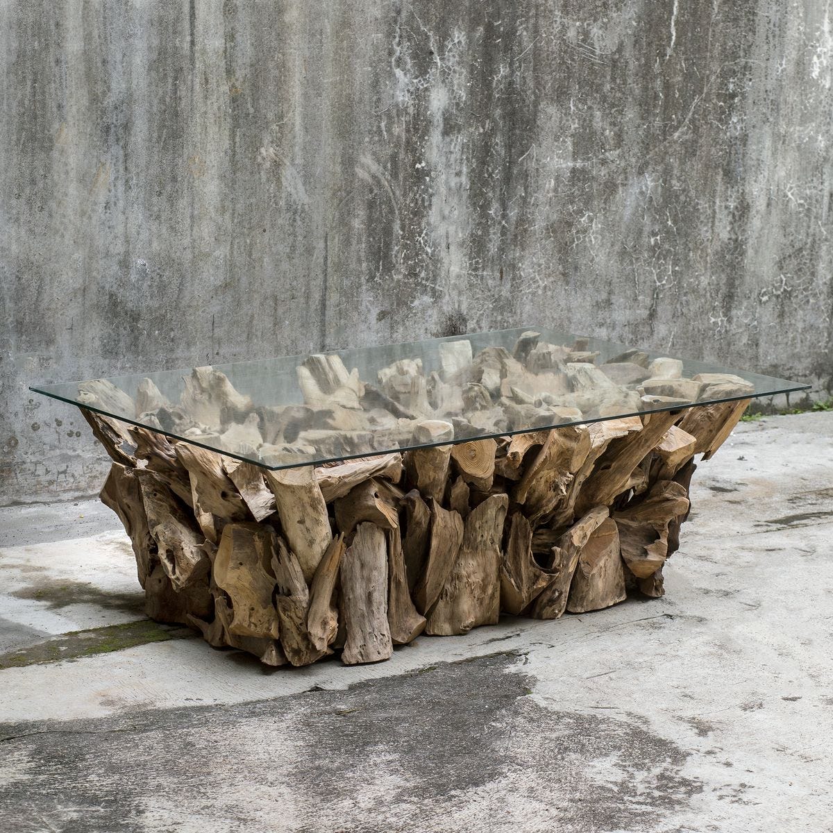 Teak Root Coffee Table, 2 Cartons - Uttermost