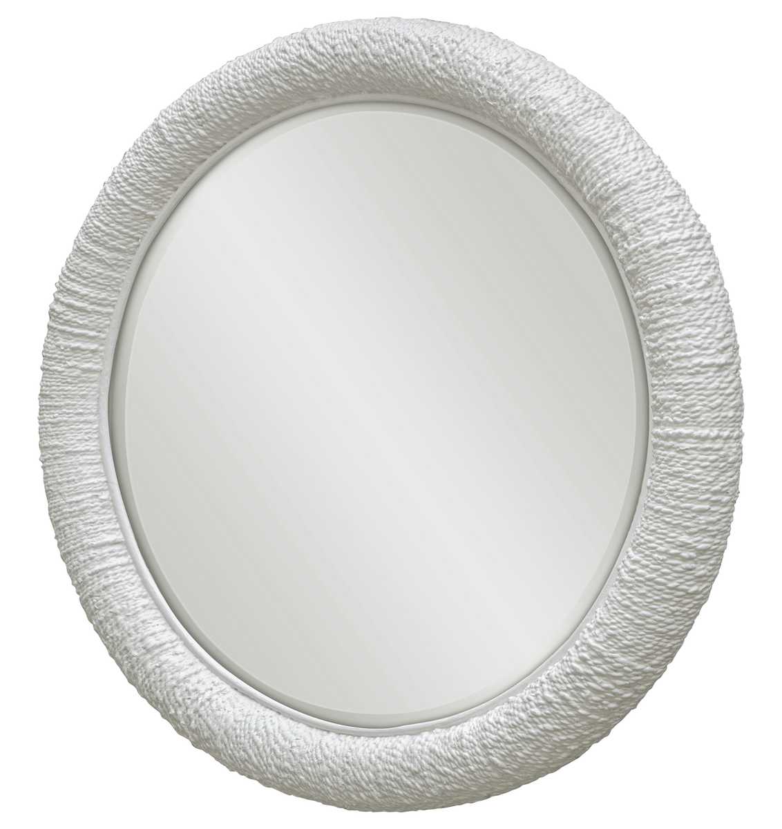 Mariner Round Mirror, White view 3