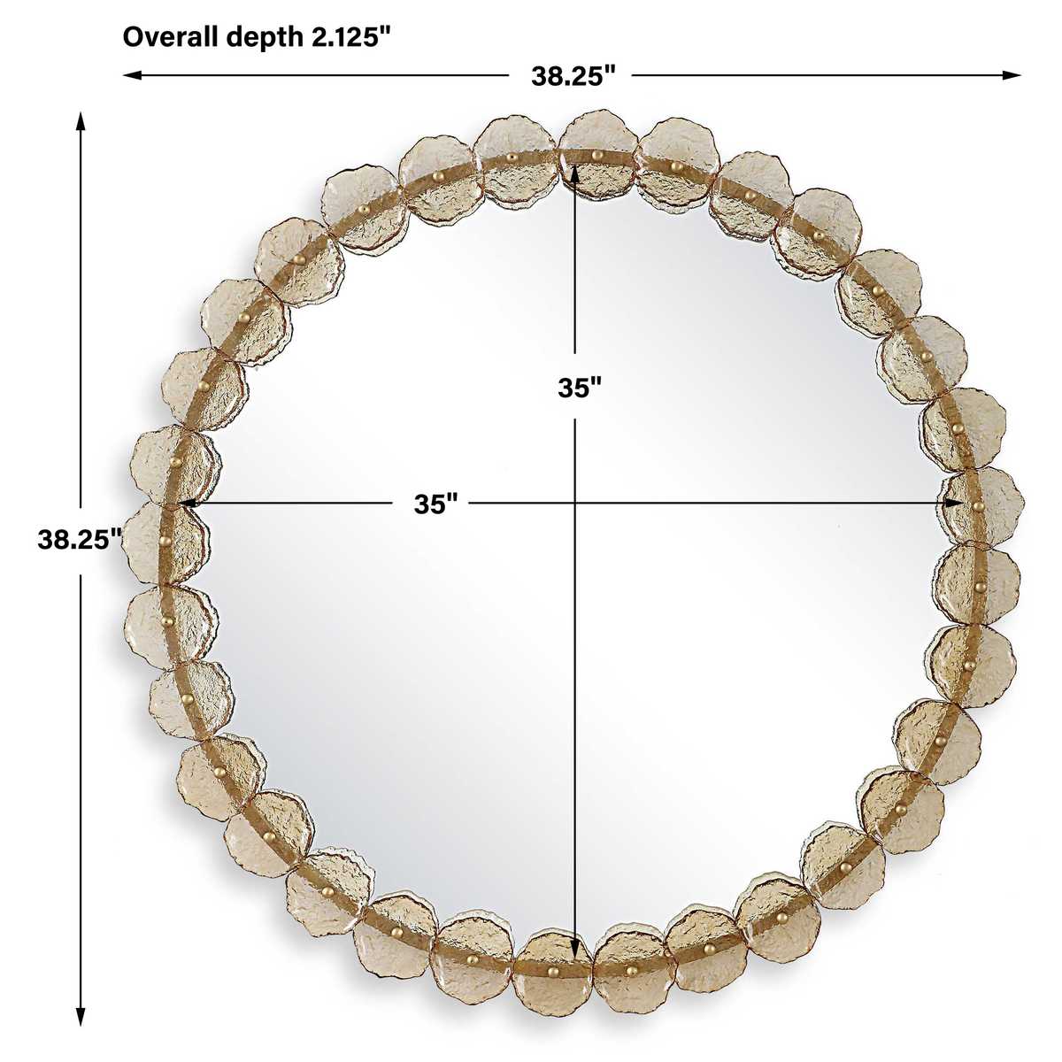 Nolina Round Mirror, 2 CARTONS view 6