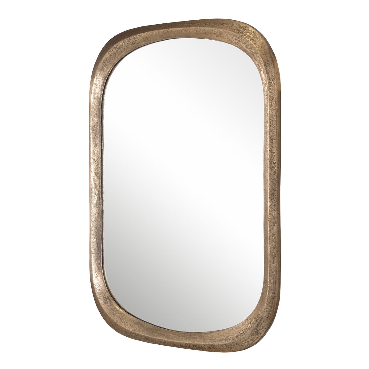 Malone Mirror, Brass view 4