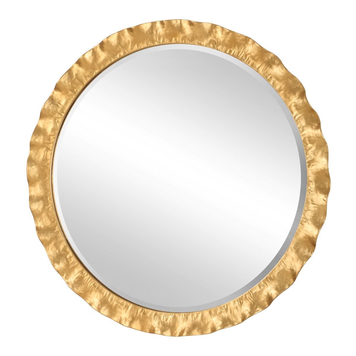 Haya Round Mirror, Gold - Uttermost