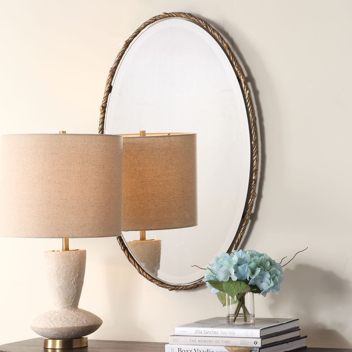 Twisted Branch Oval Mirror - Uttermost
