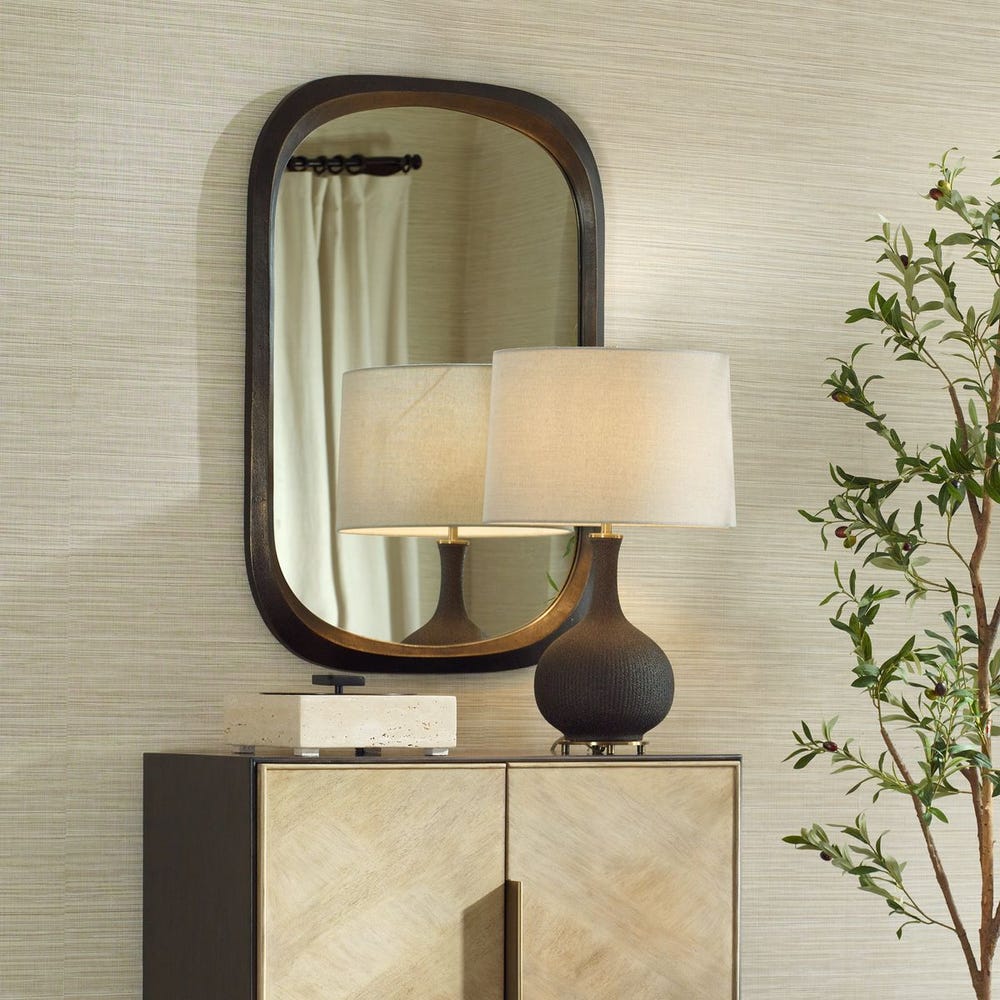 Malone Mirror, Bronze view 10
