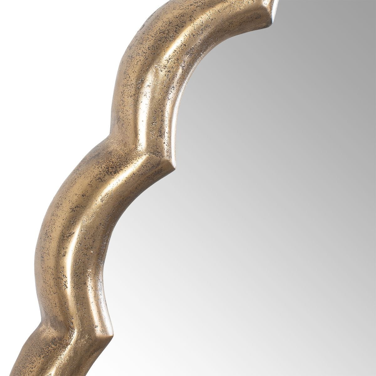 Cerrito Round Mirror, Brass view 5
