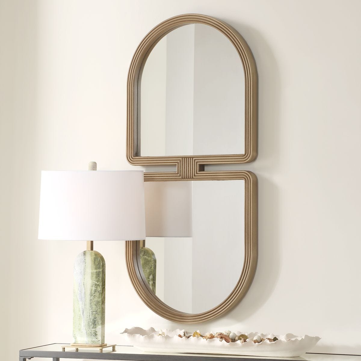 IDEE JATI TUA MIRROR M　美品 ⭐︎IDEE JATI TUA MIRROR M⭐︎イデー⭐︎オールドチーク 【公式通販】