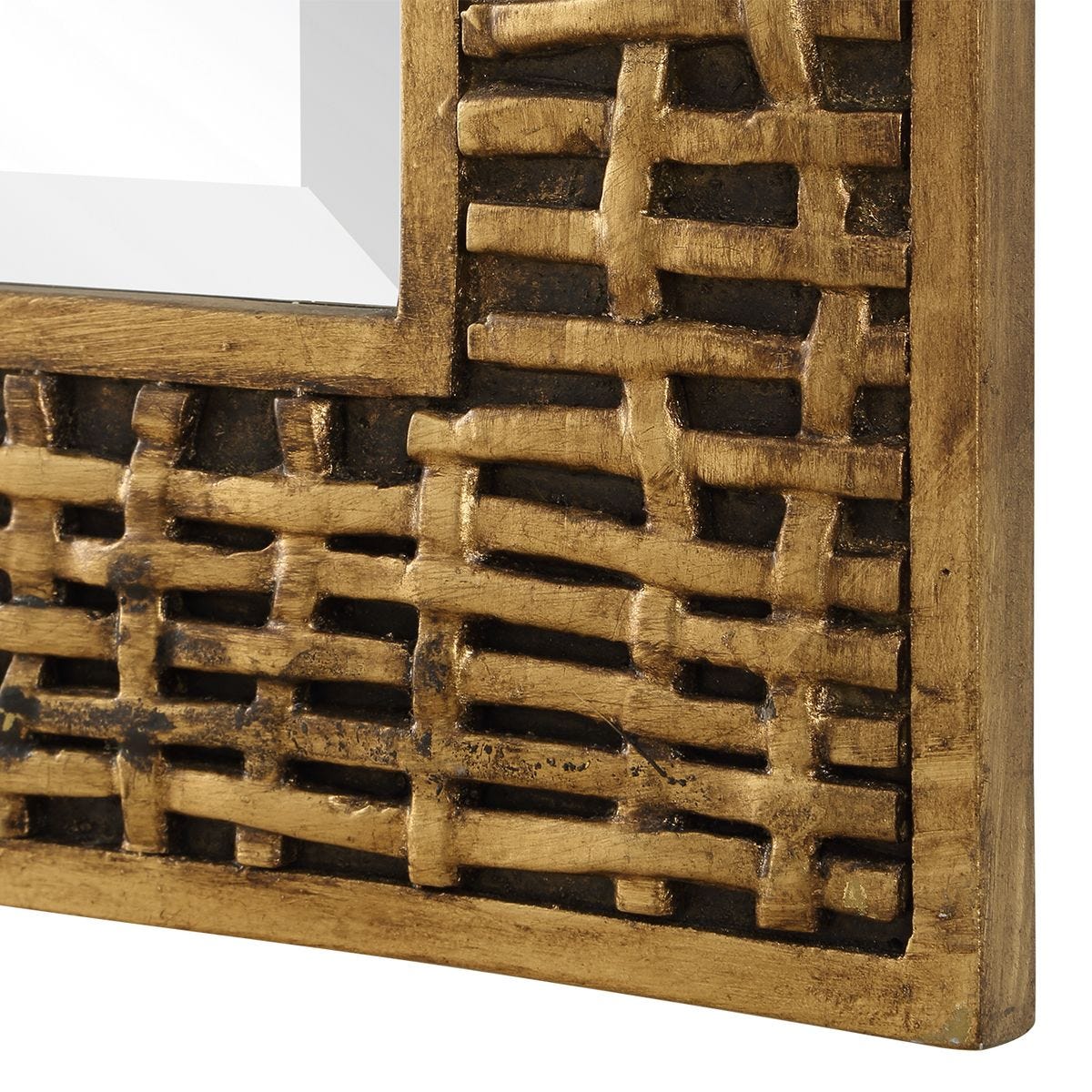 Woven In Time Mirror - Uttermost