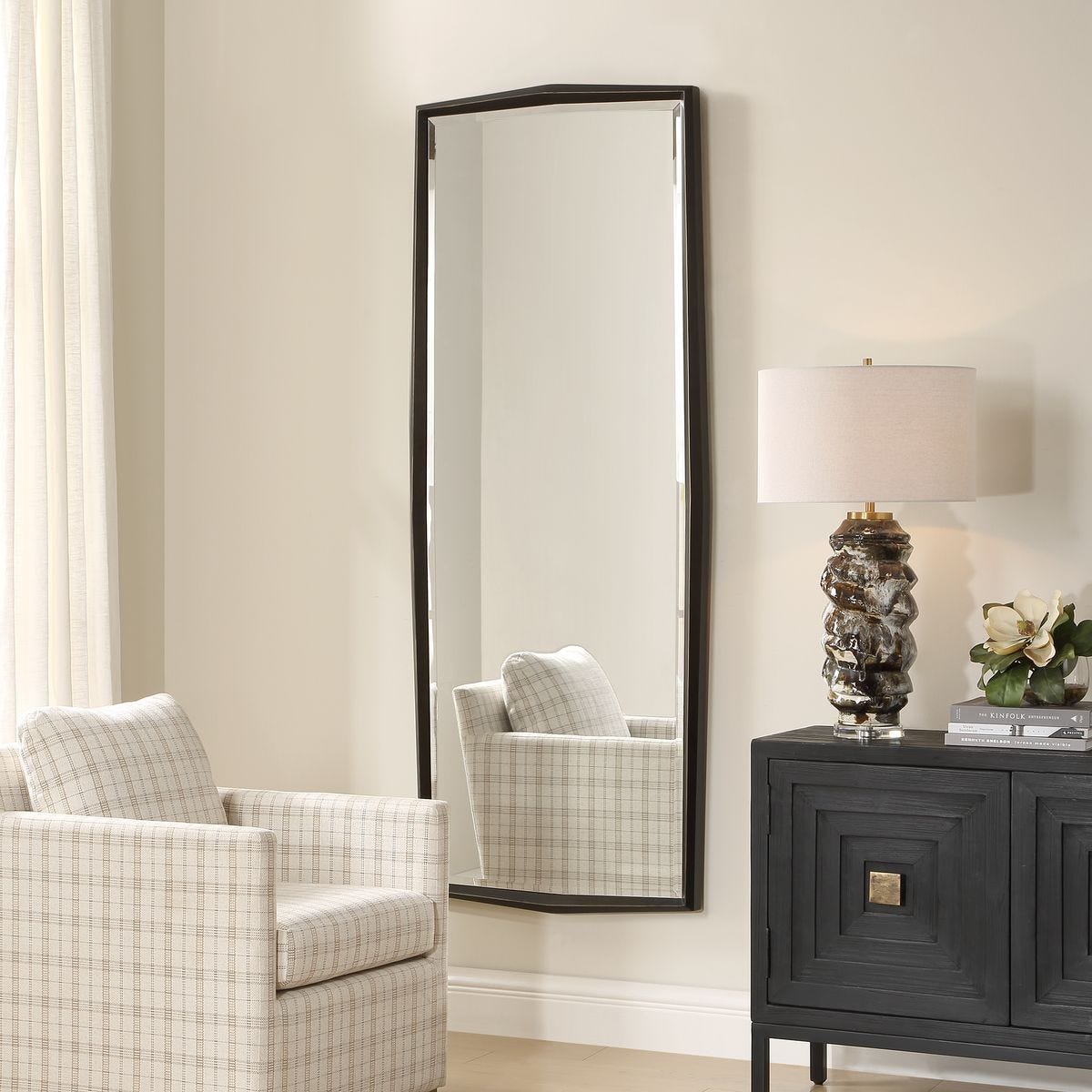 On Point Tall Mirror, Bronze - Uttermost
