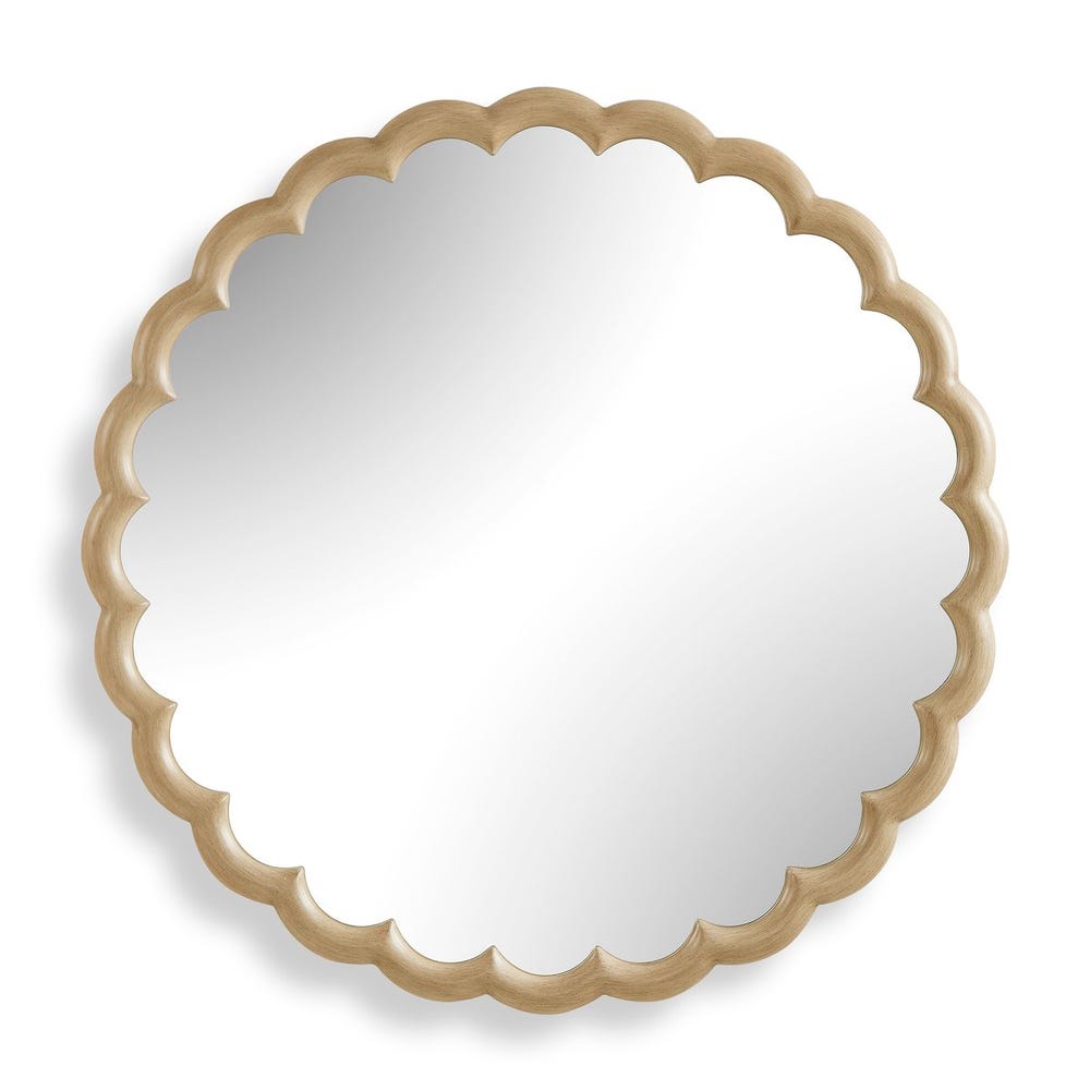 Cerrito Round Mirror, Burnished Ivory view 9