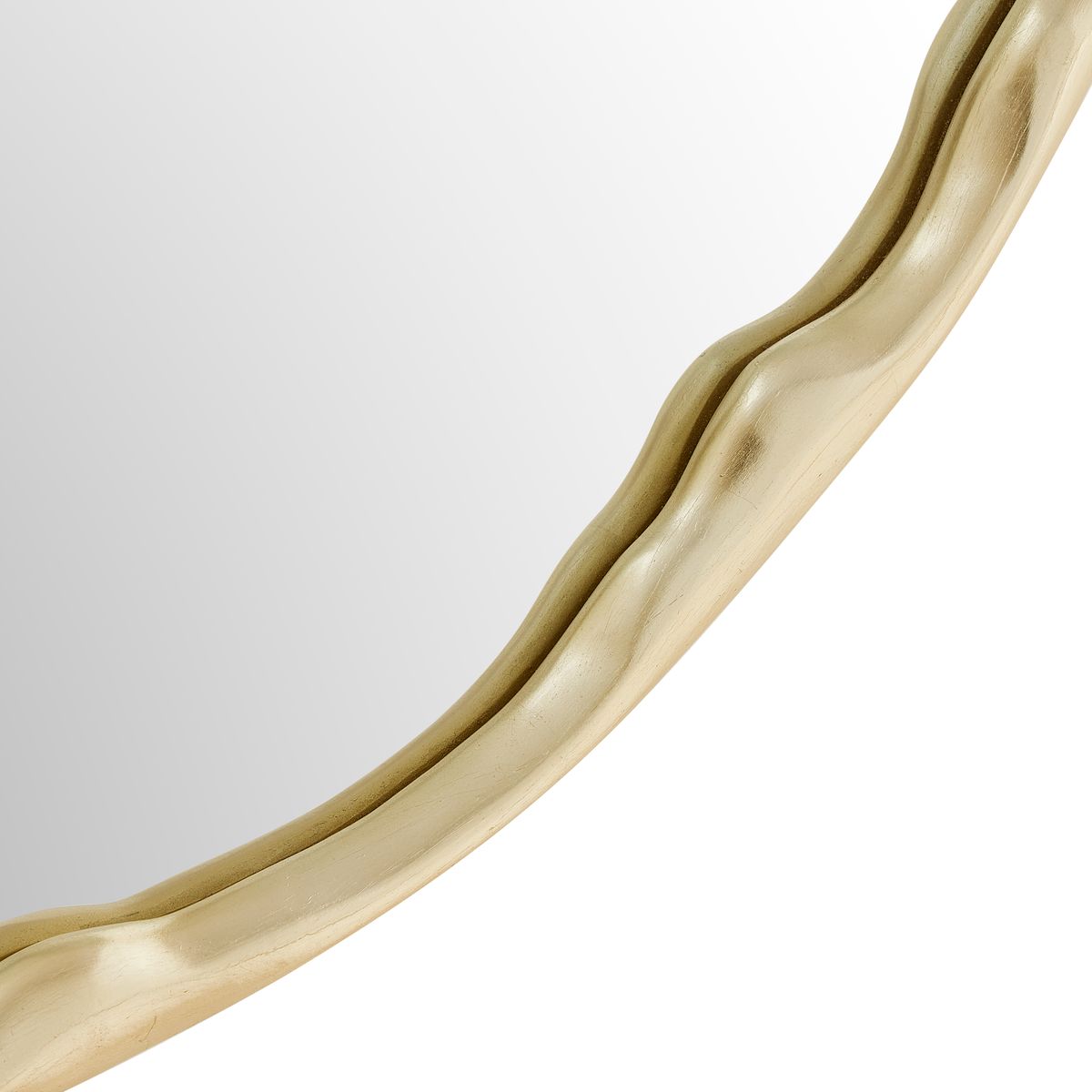 Crinkle Round Mirror view 5