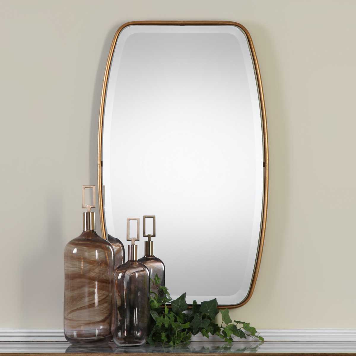 Canillo Mirror, Gold view 3