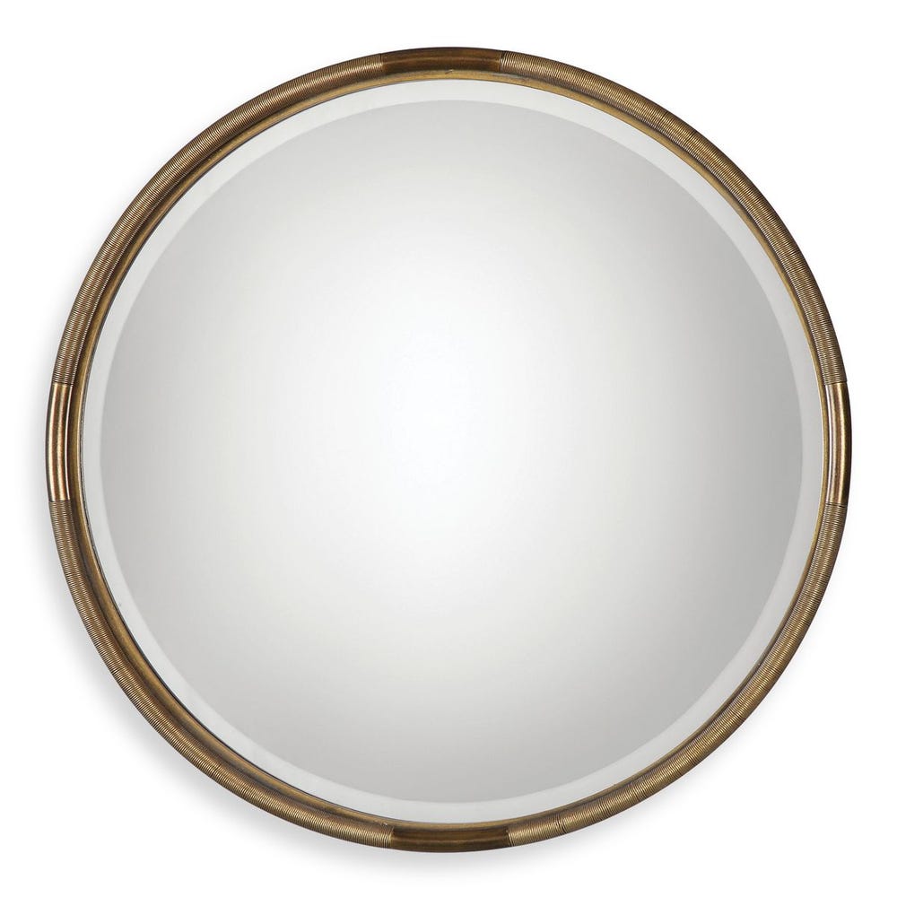 Uttermost Finnick Round Mirror