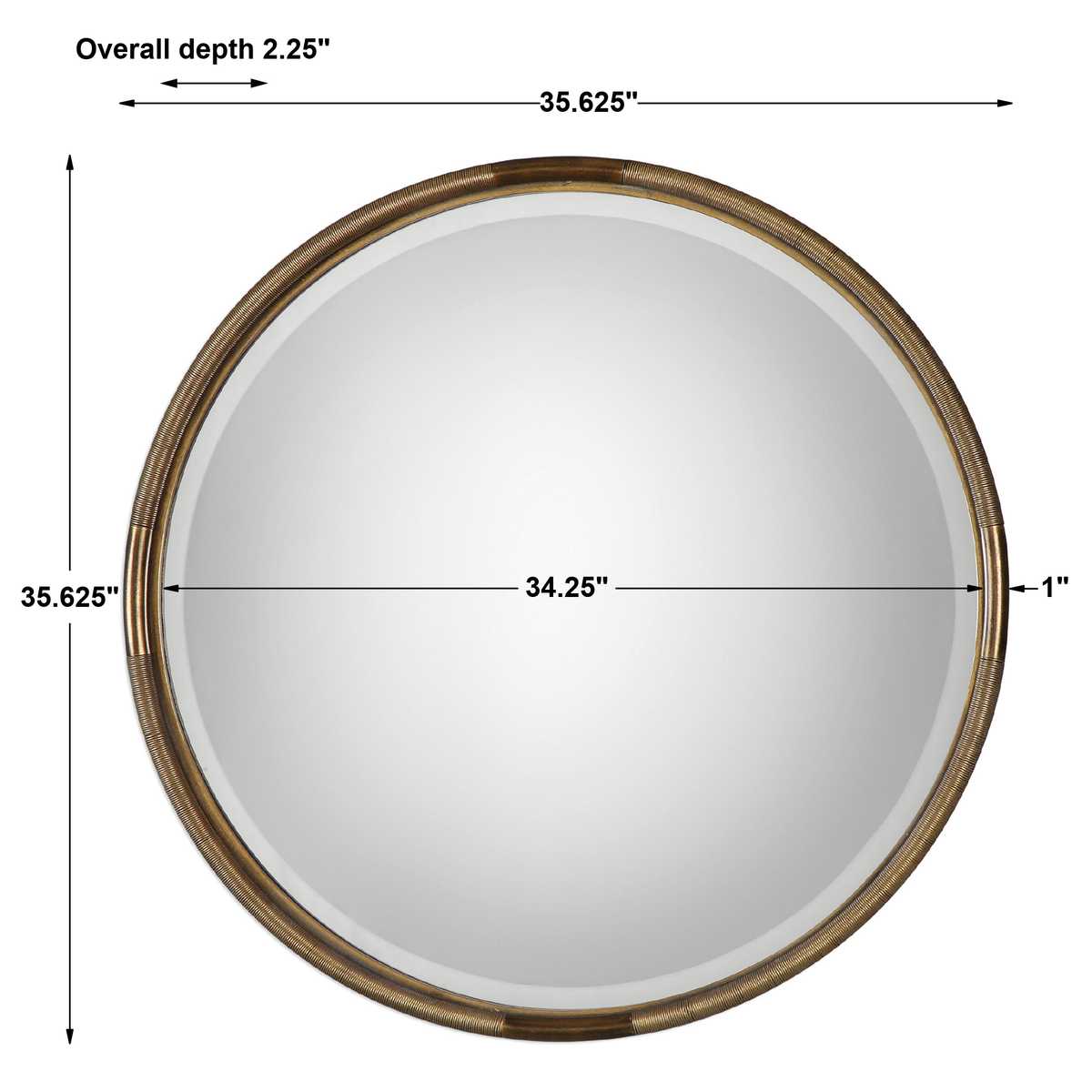 Finnick Round Mirror - Uttermost