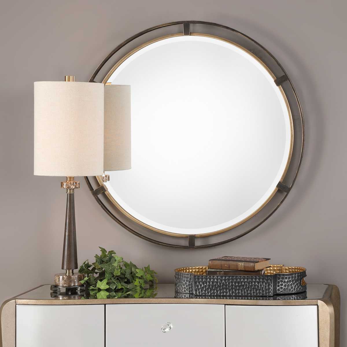 Carrizo Round Mirror - Uttermost