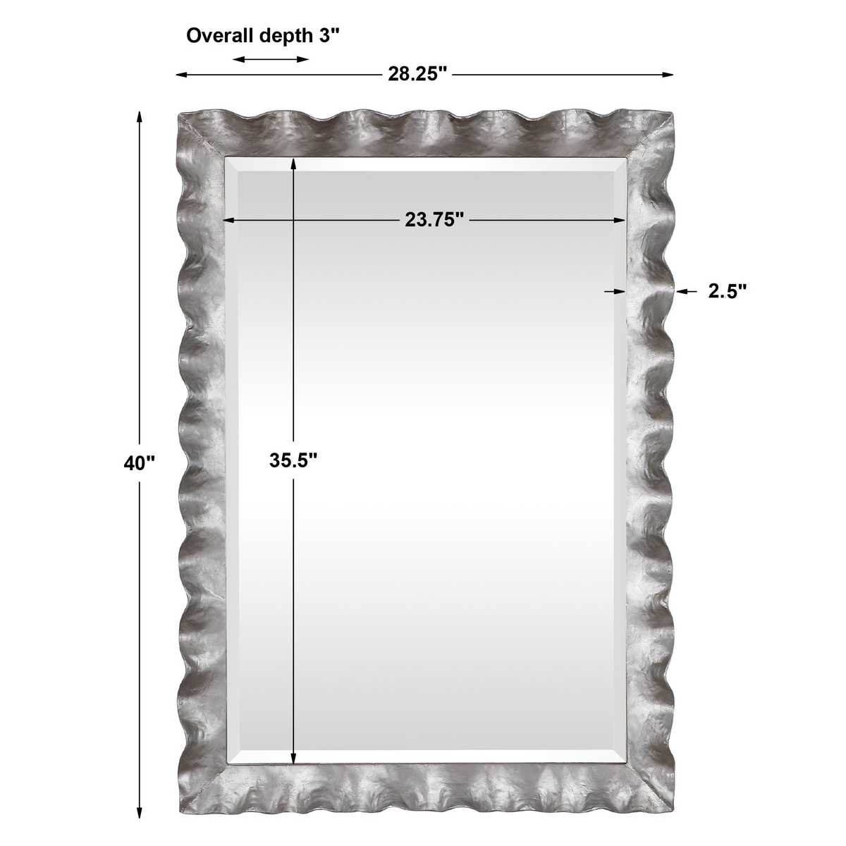Haya Mirror, Silver view 7