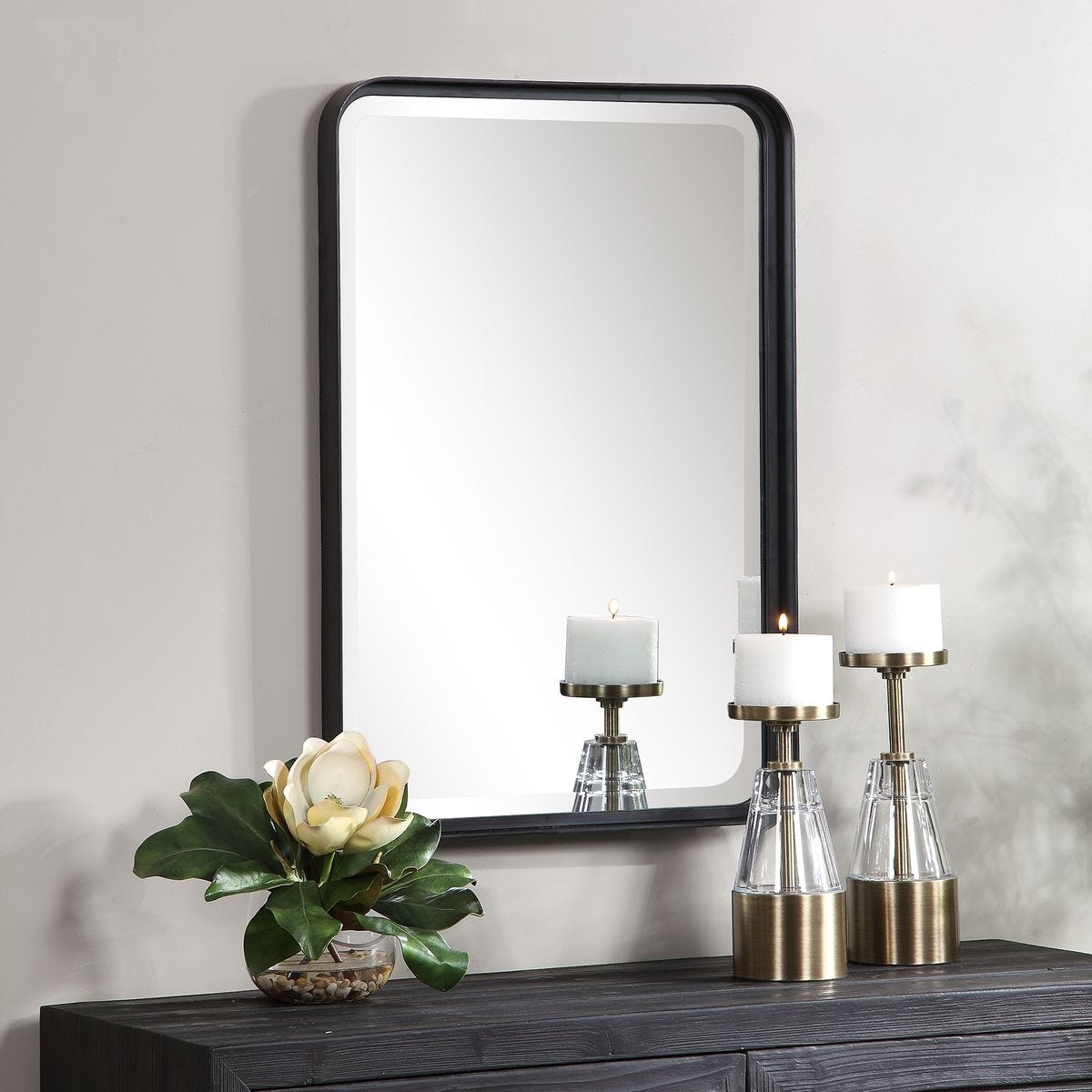 Crofton Vanity Mirror, Black view 5