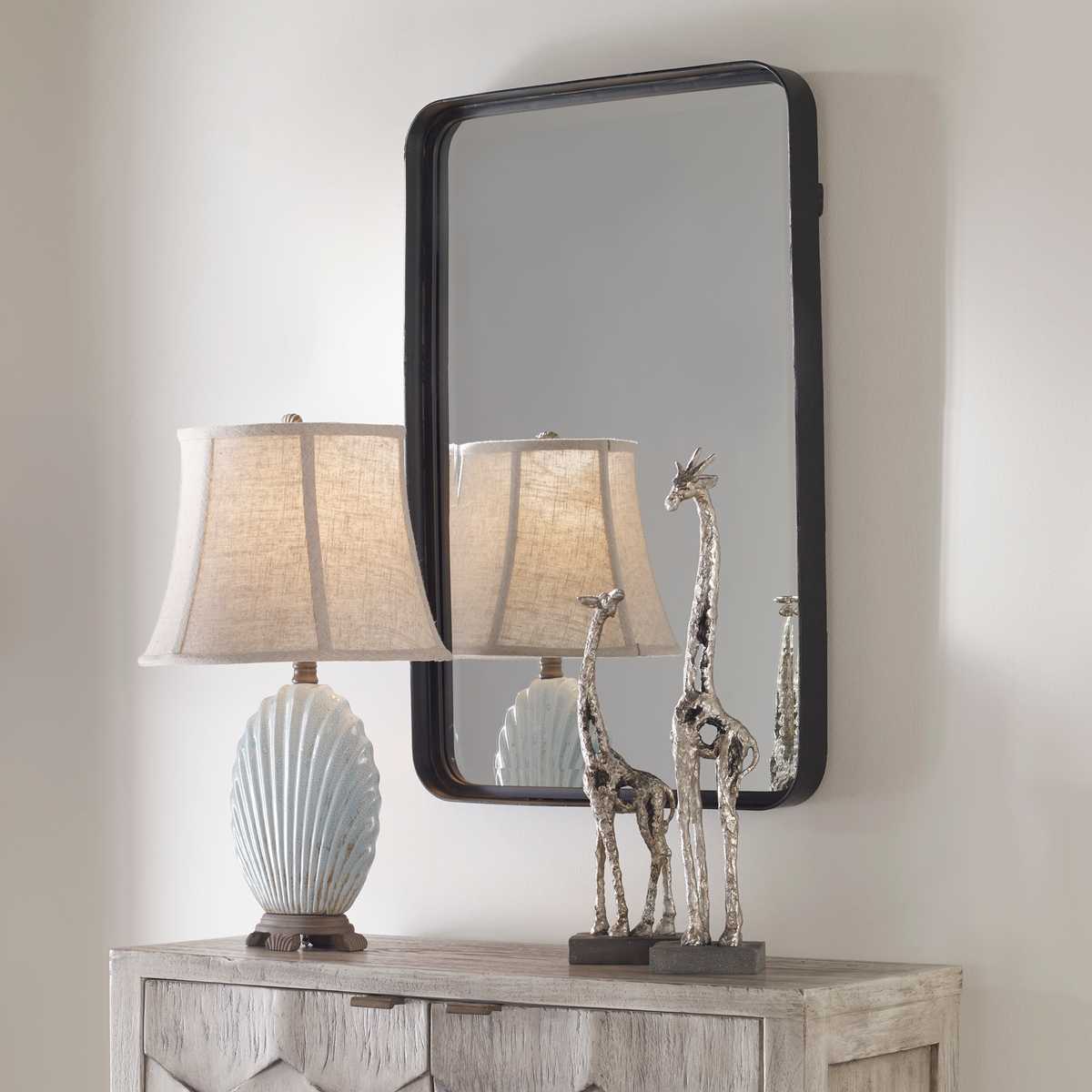 Crofton Vanity Mirror, Black view 7