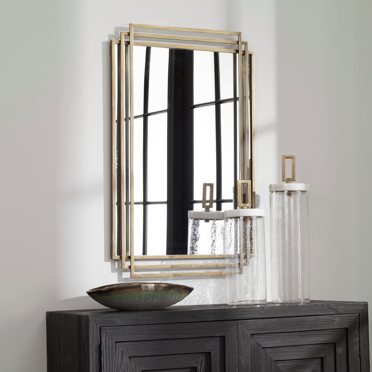 Amherst Mirror, Gold - Uttermost