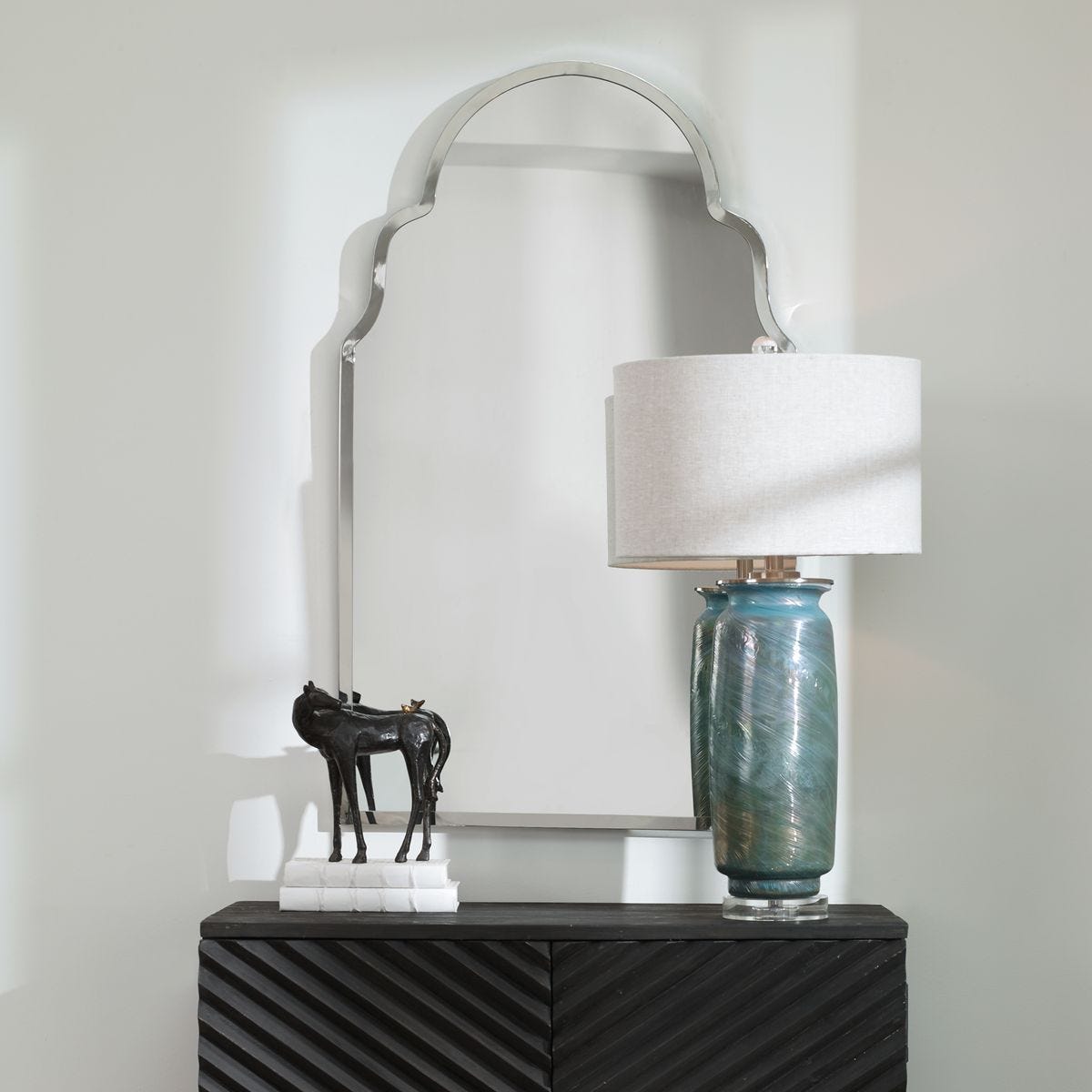 Brayden Arch Mirror, Nickel view 5
