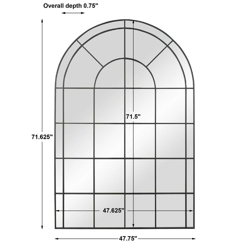 Grantola Arch Mirror, Black view 12