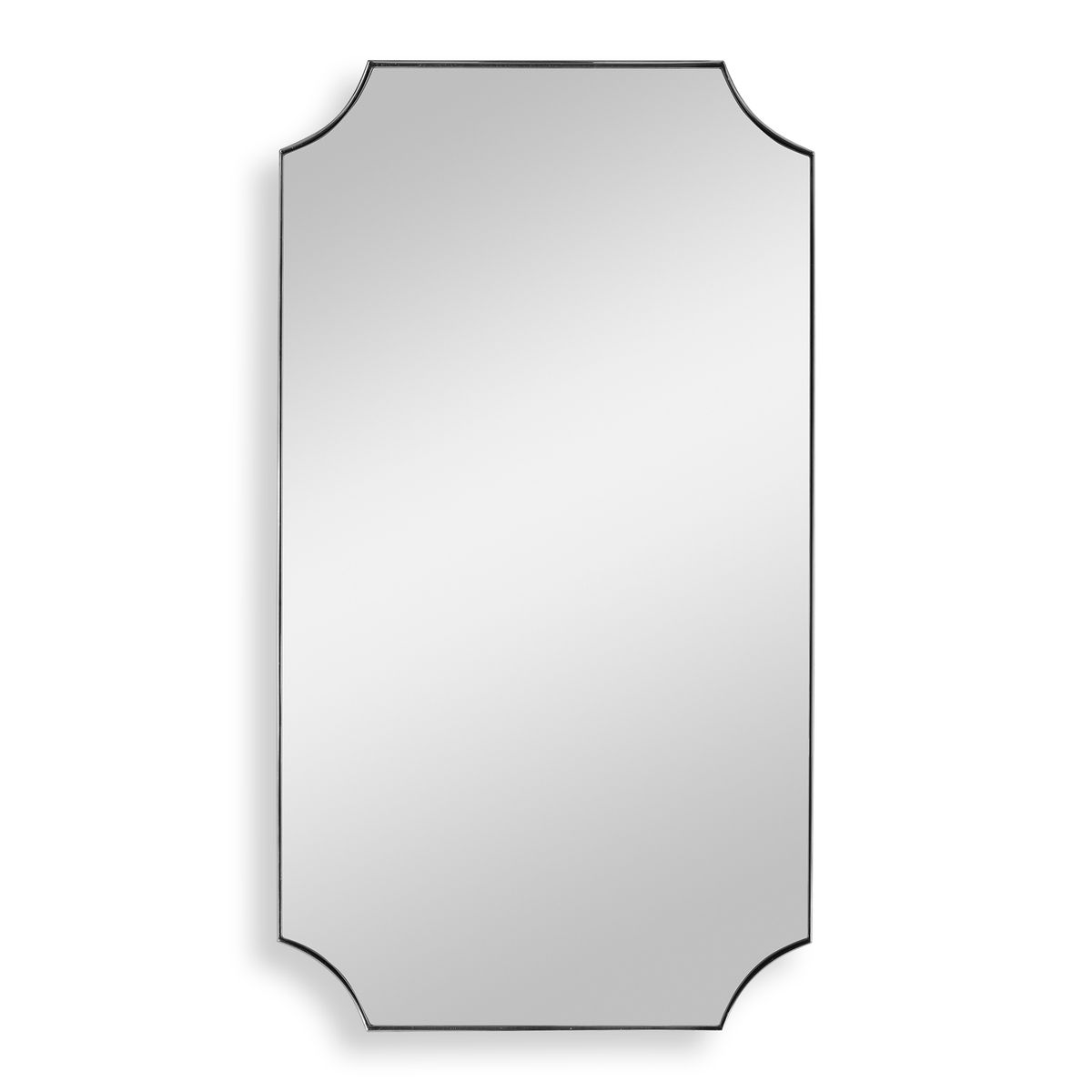 Lennox Mirror, Nickel view 2