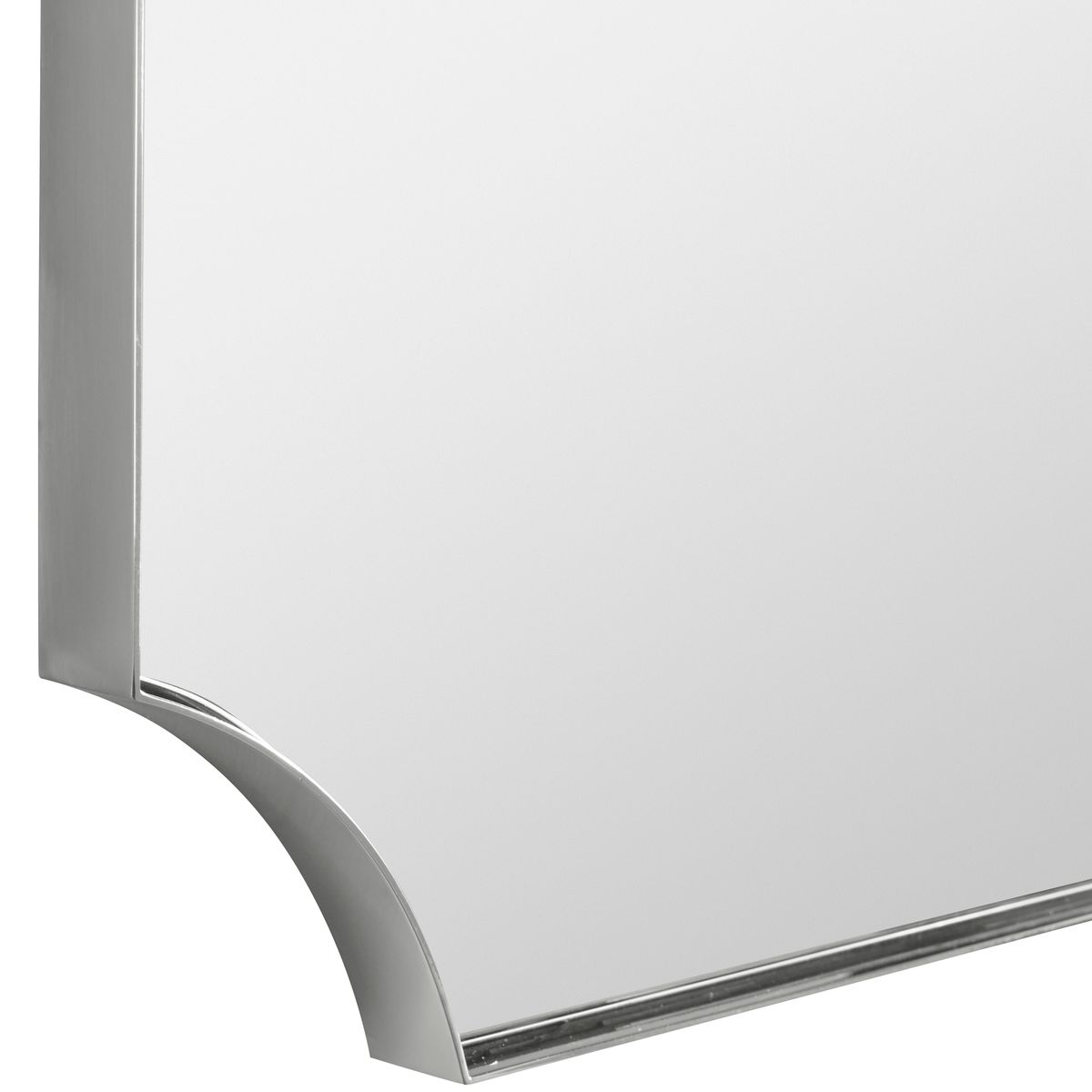 Lennox Mirror, Nickel view 6