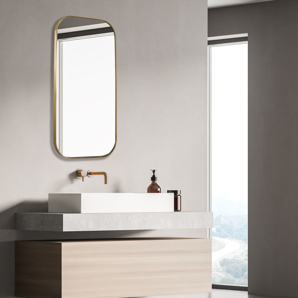 Taft Mirror, Brass view 10