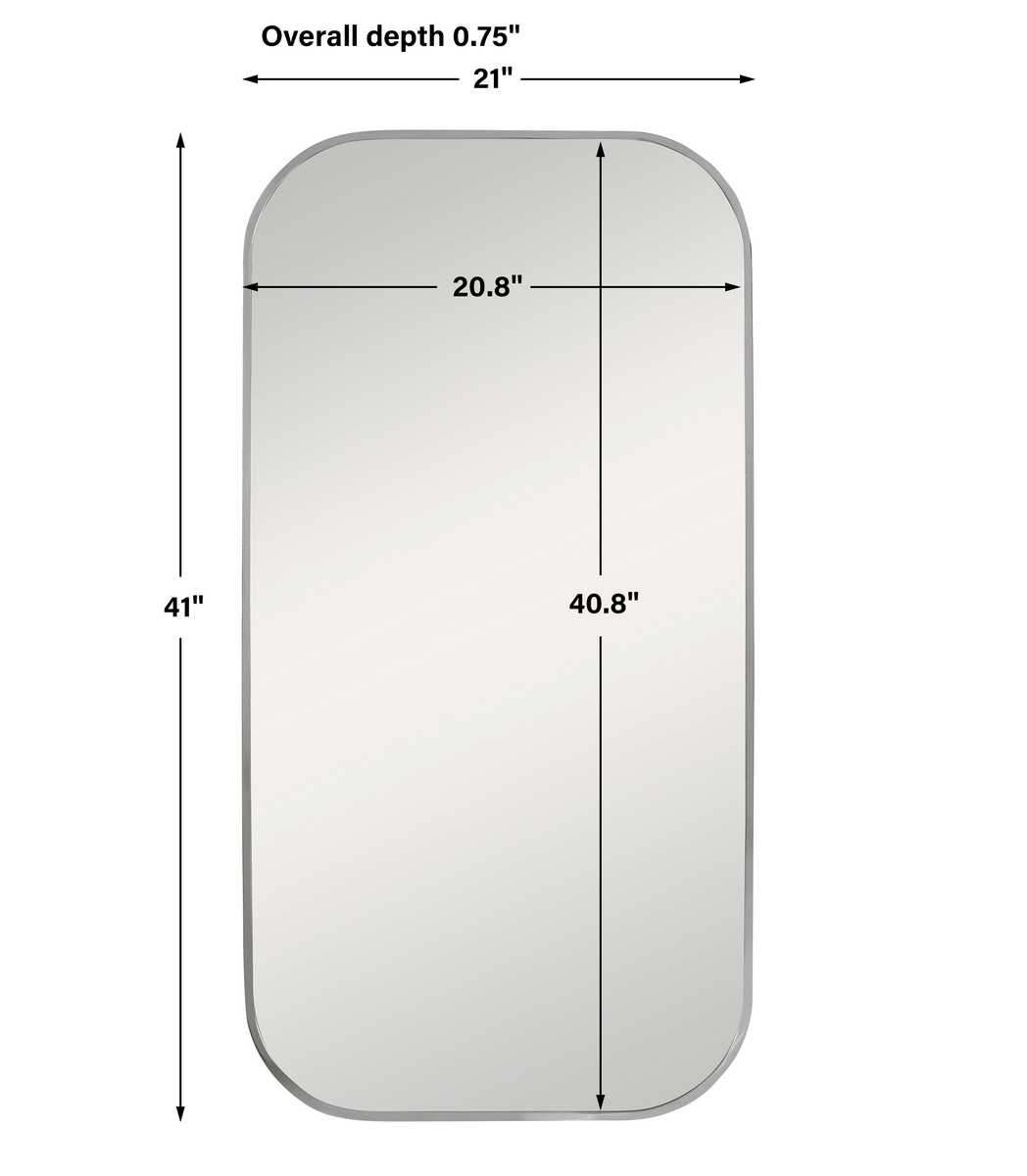 Taft Mirror, Polished Nickel view 6