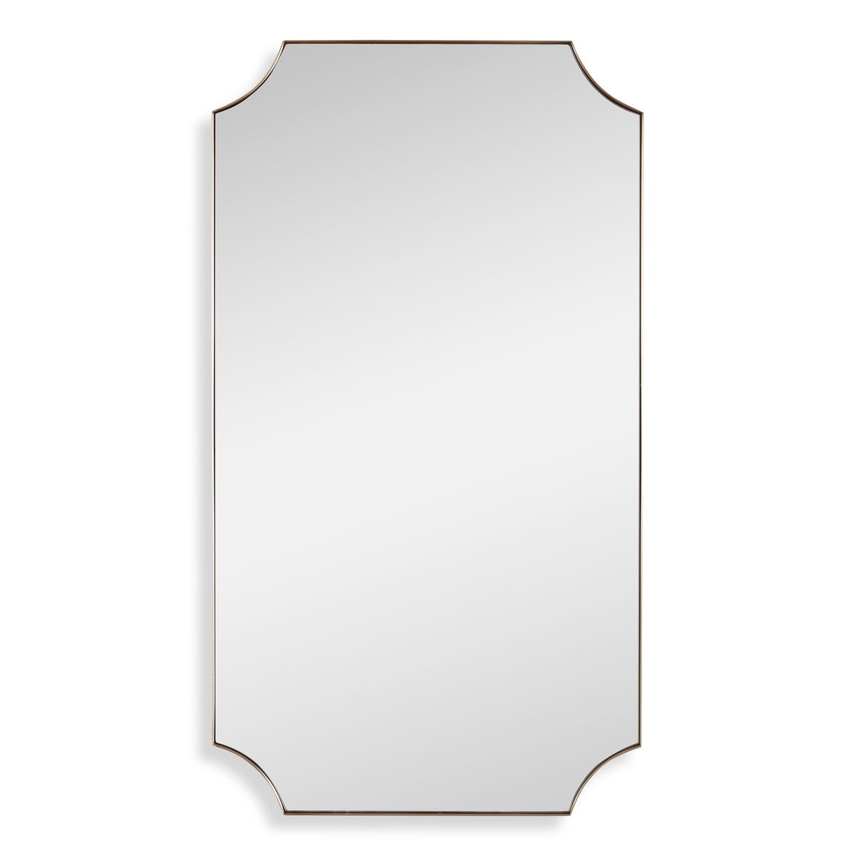 Lennox Mirror, Brass view 2