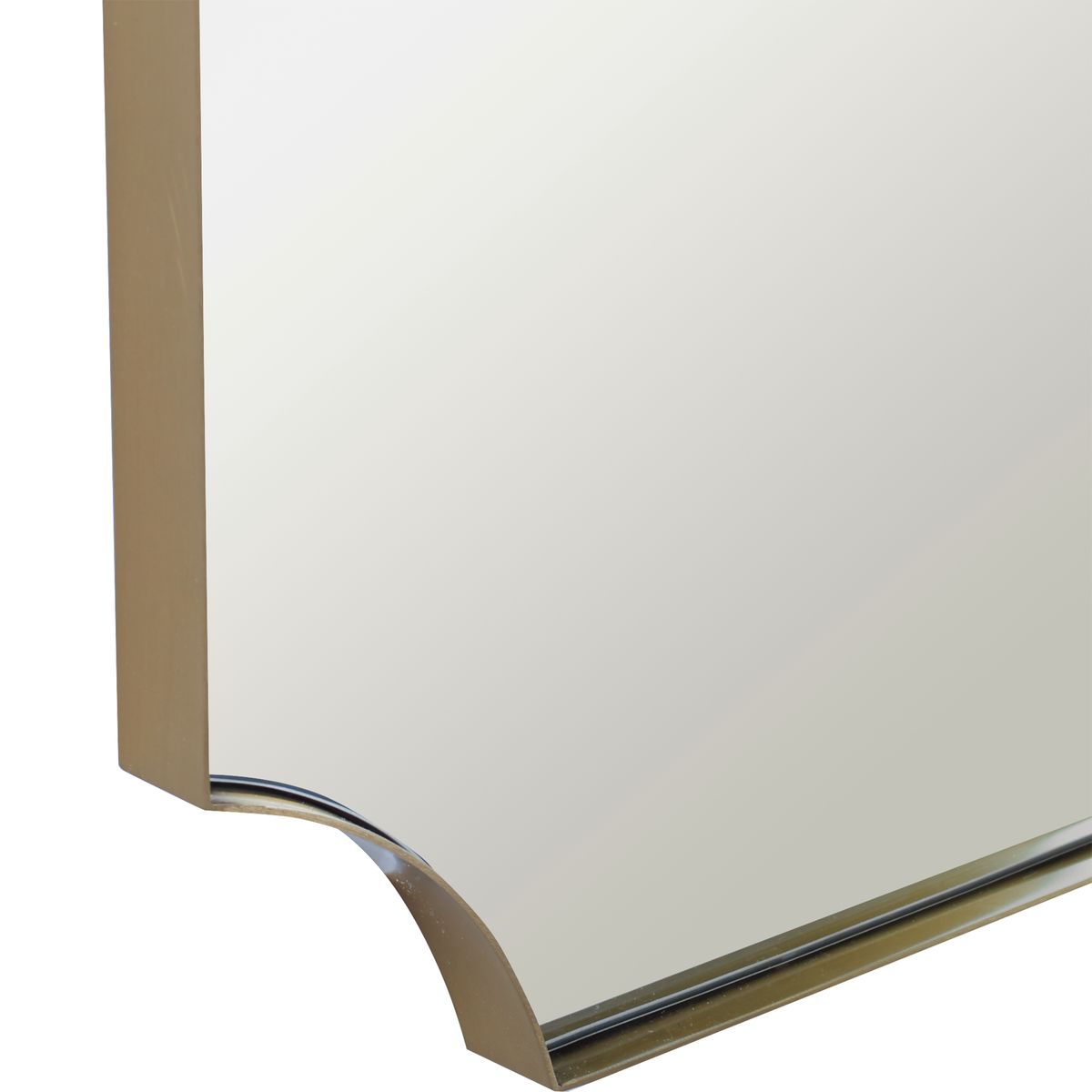 Lennox Mirror, Brass view 7