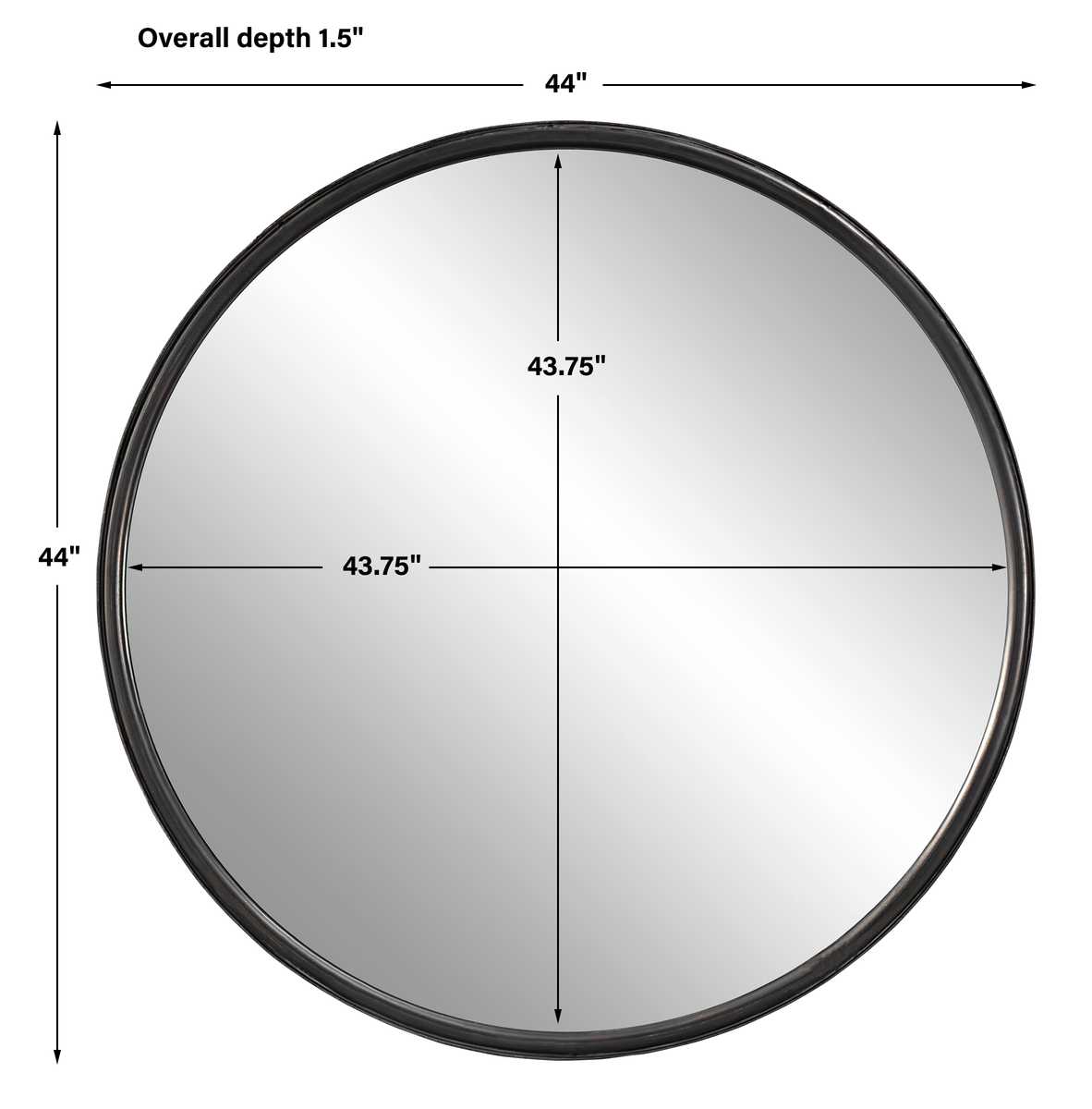 Dawsyn Round Mirror view 8