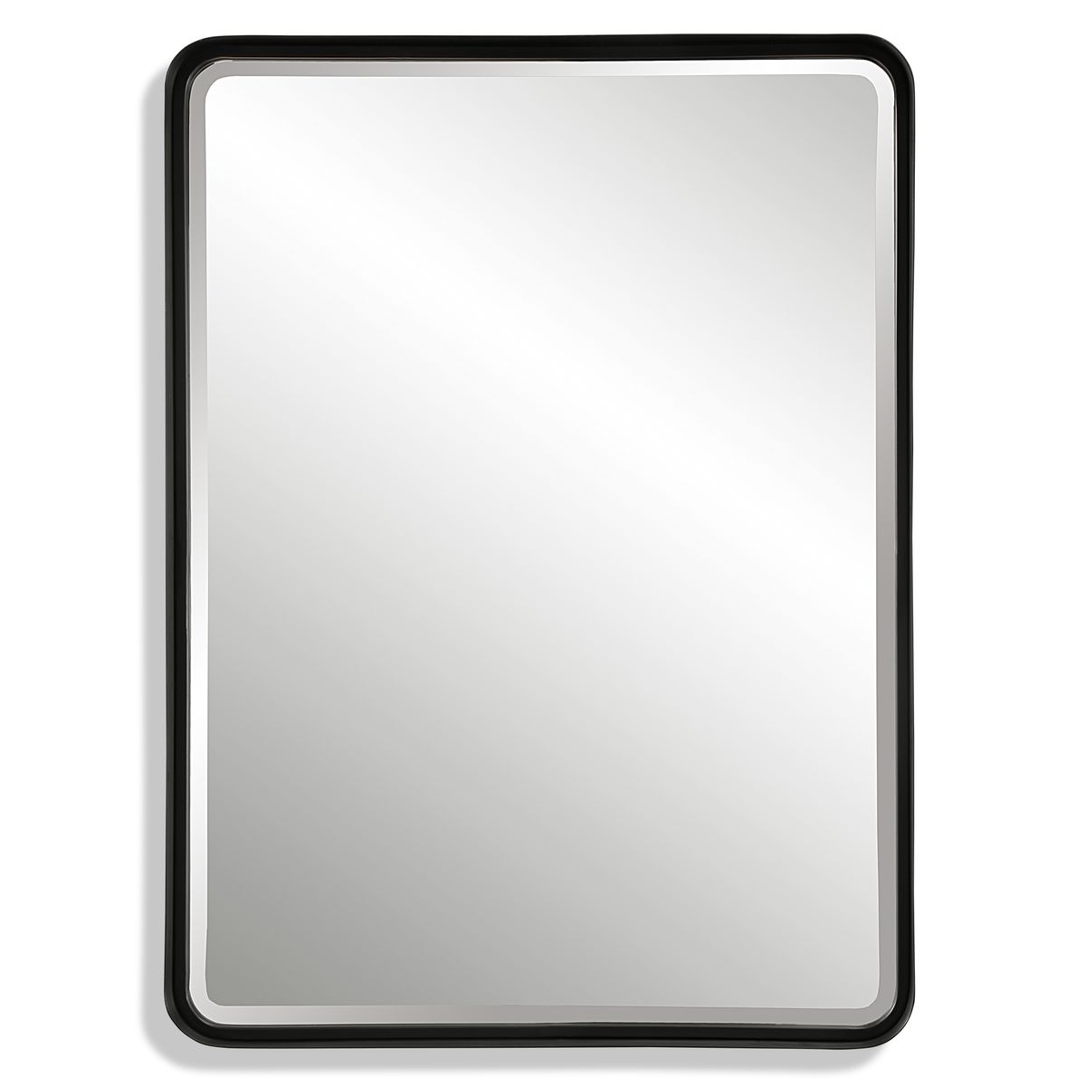 Crofton Large Mirror, Black view 2