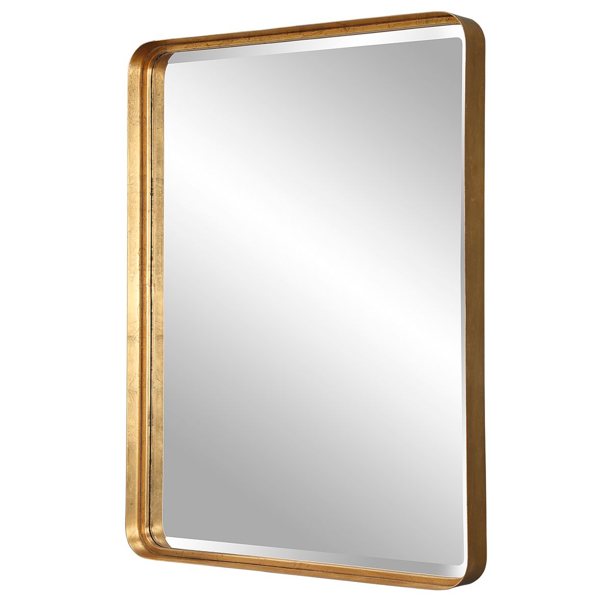 美品　UTTERMOSTアターマスト社製Gold Mirror大型鏡 Crofton Large Mirror, Gold - Uttermost