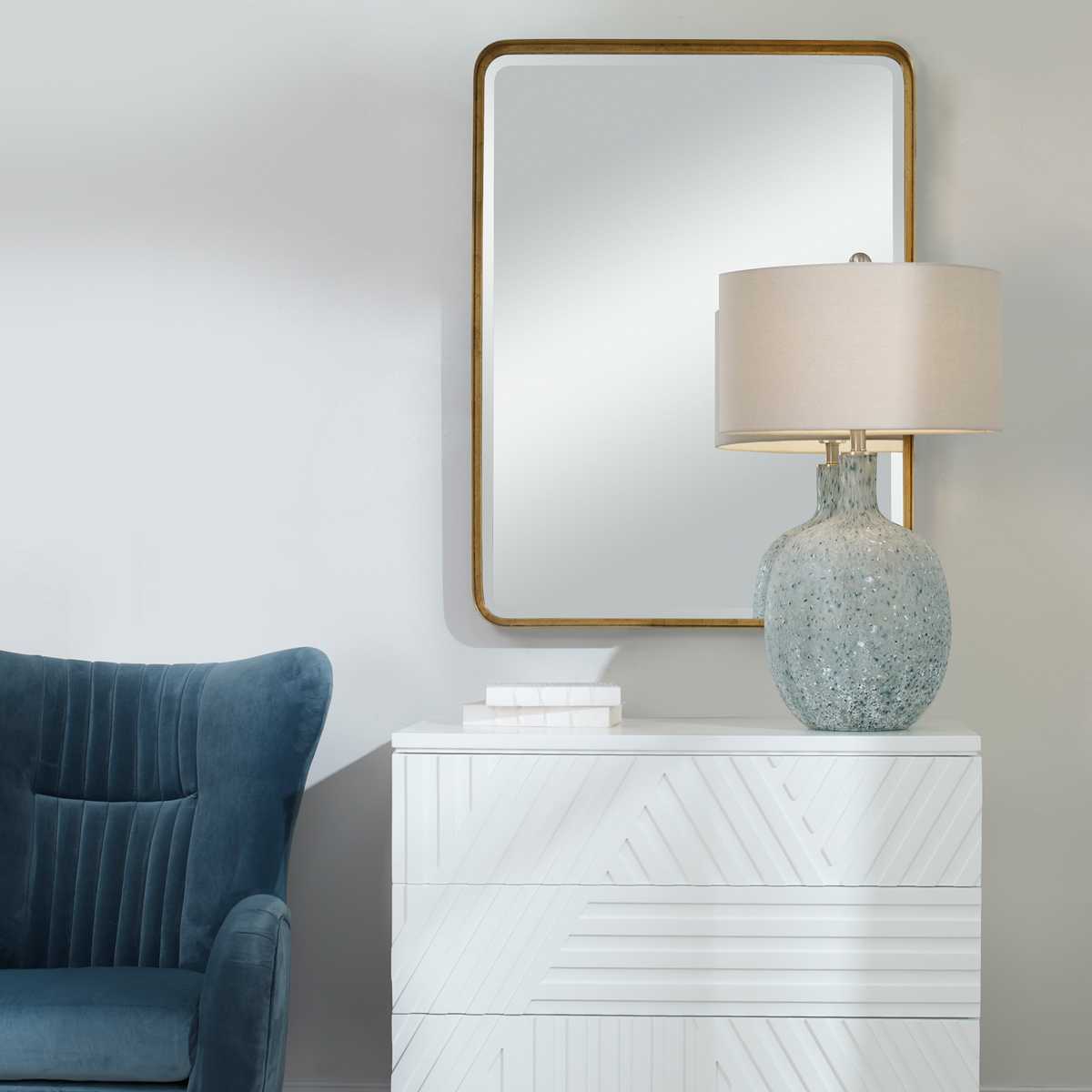 Crofton Large Mirror, Gold - Uttermost