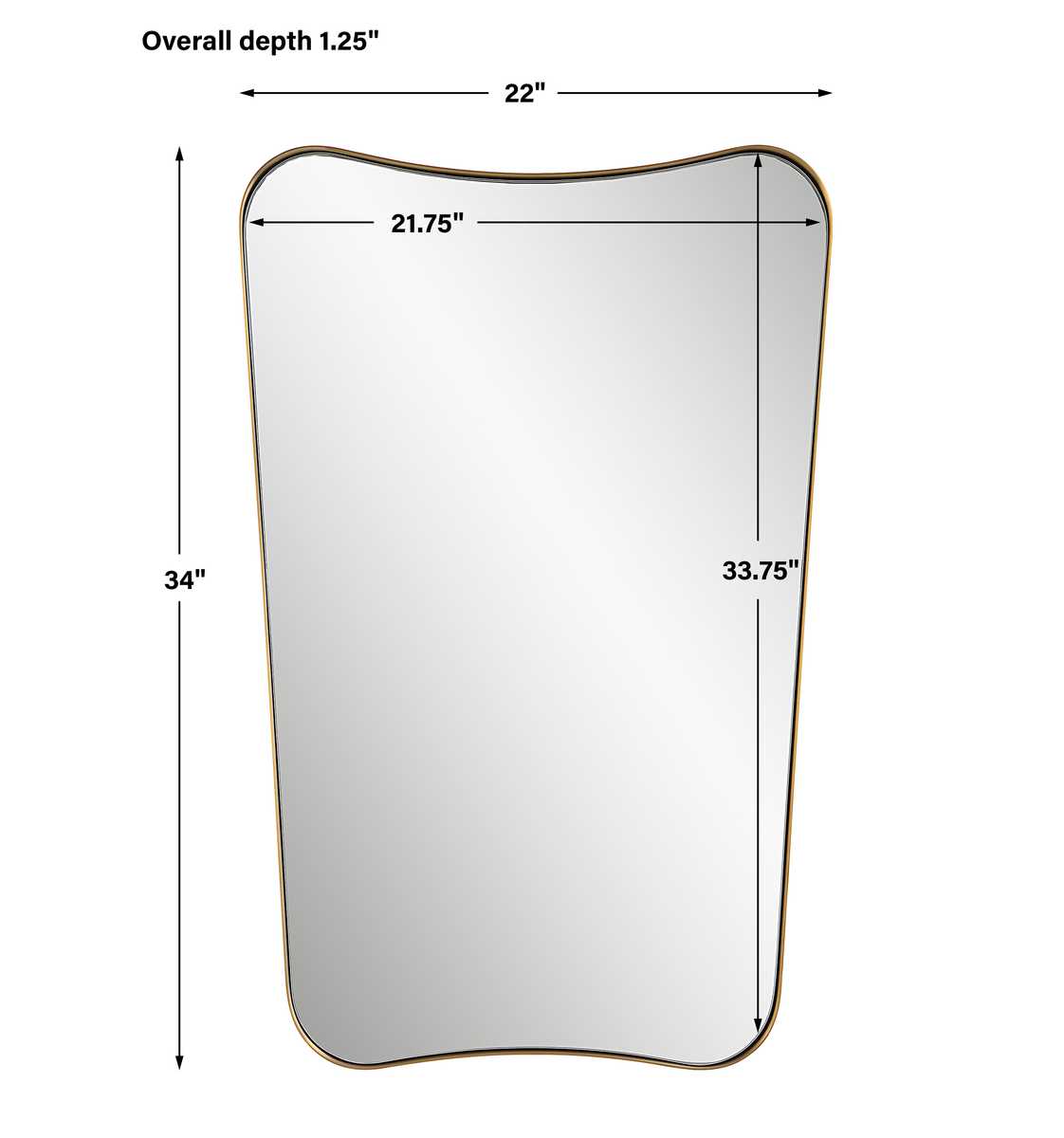 Belvoir Mirror, Brass view 6
