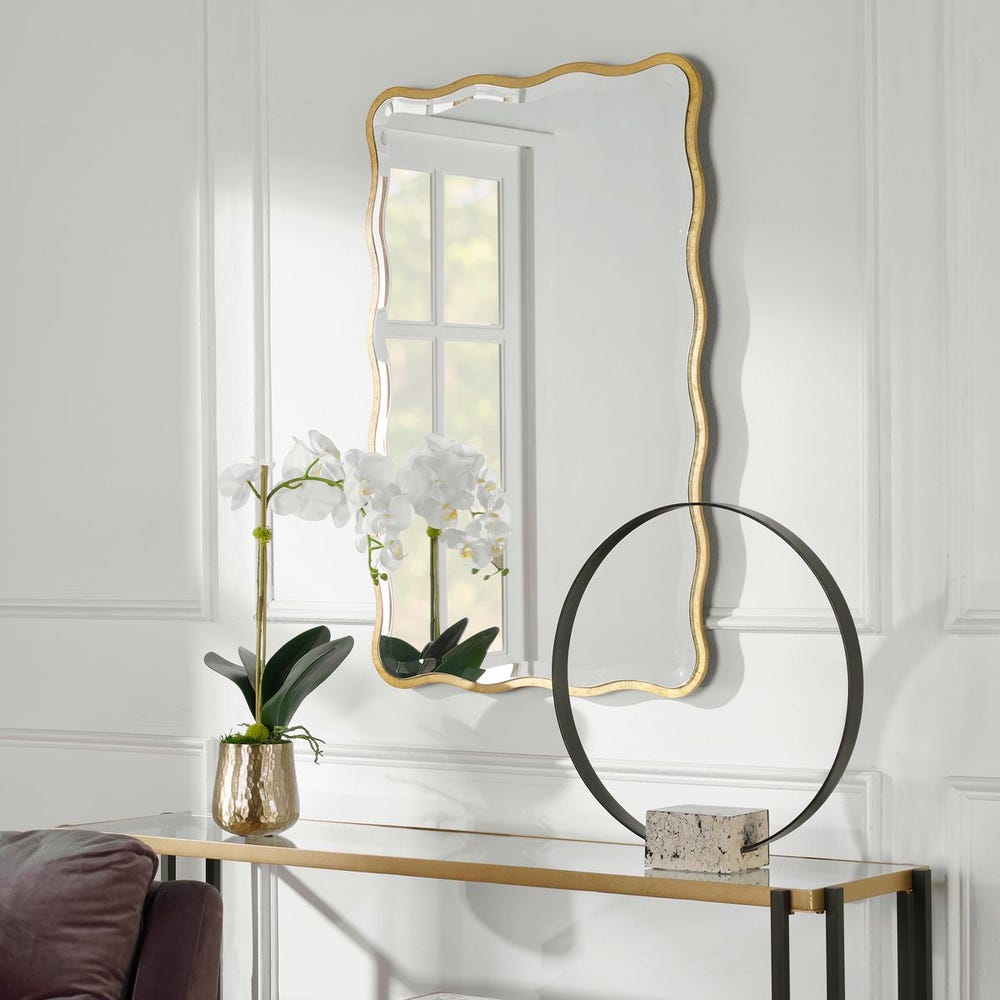 Aneta Mirror, Gold view 13