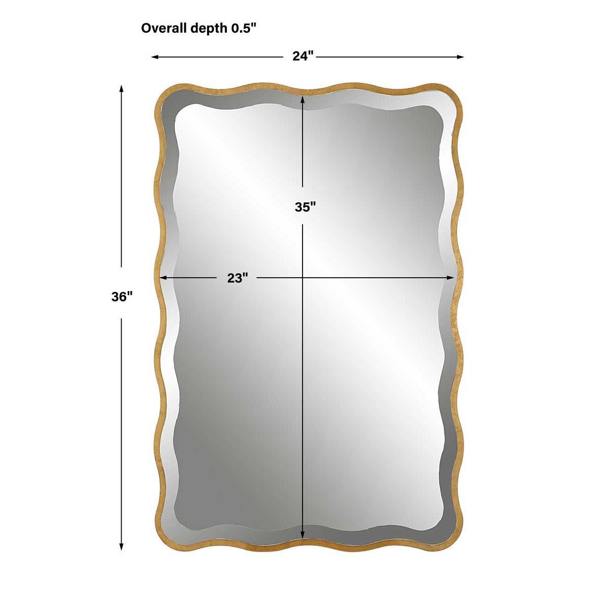 Aneta Mirror, Gold view 14