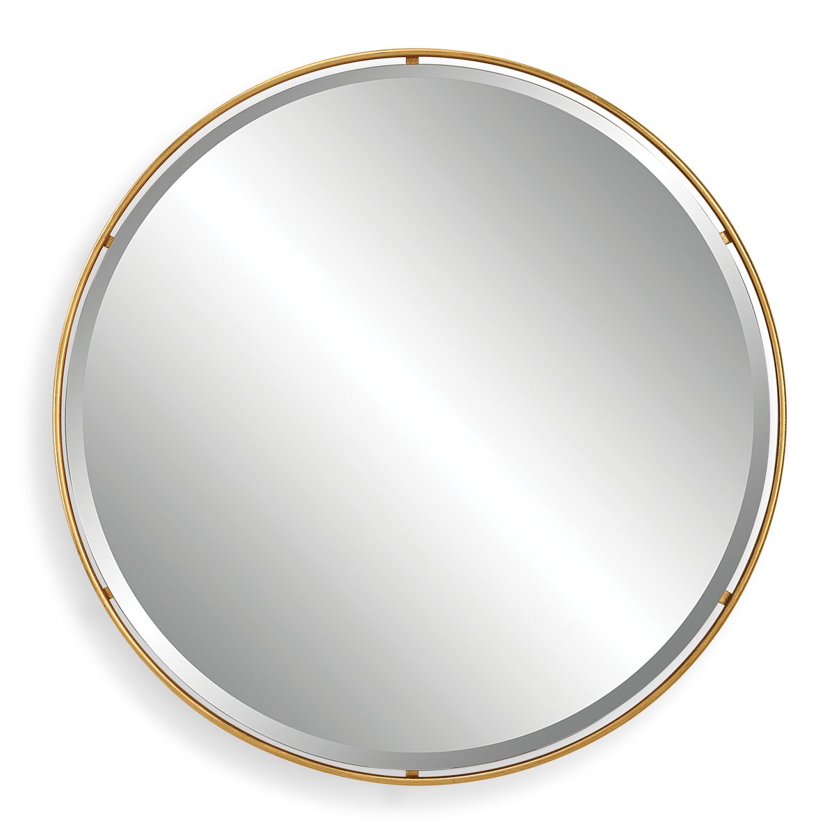 Canillo Round Mirror, Gold view 2